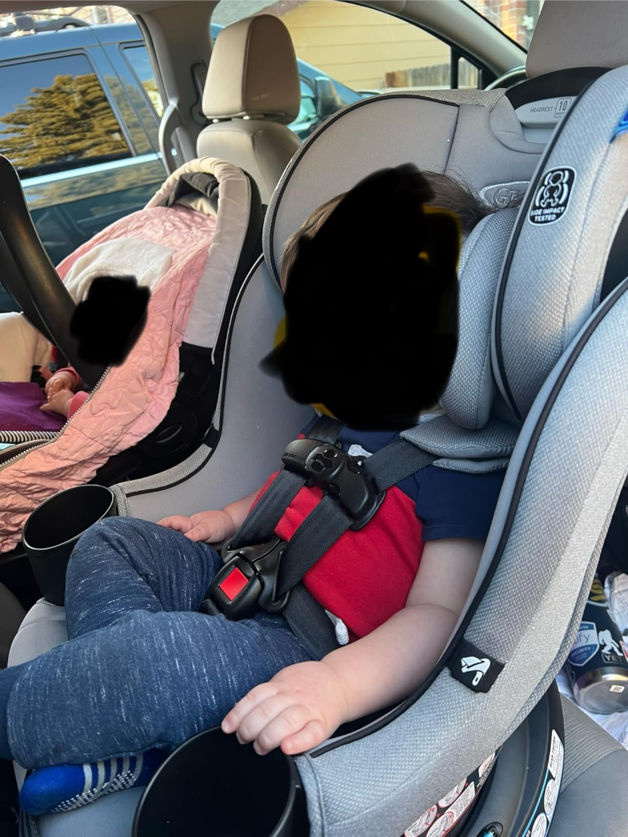 Graco EasyTurn 360 2-in-1 Rotating Convertible Car Seat, 360 Degree Rotating Infant to Toddler Rotating Car Seat, 2 Modes Rear and Forward Facing, Slim Design, Solae customer photo 1