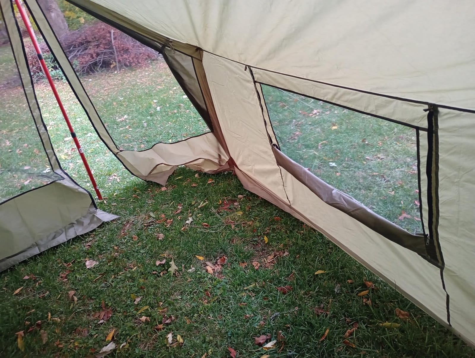 REDCAMP Large Hammock Hot Tent with Stove Jack, Waterproof & Windproof Winter Wall Tent with Snow Skirt, Ultralight 4 Season Tents for Camping, Hiking, Bushcraft, Backpacking, Hunting customer photo 1