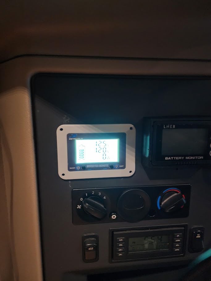 2500W Pure Sine Wave Inverter 12V DC to 120V AC with Built-in ATS for RVs | 5000W Peak, Auto Transfer Switch, LCD Remote, 2AC Outlets,USB & Type-C,Hardwire Ready for RV Electrical Systems, Off Grid Use customer photo 1