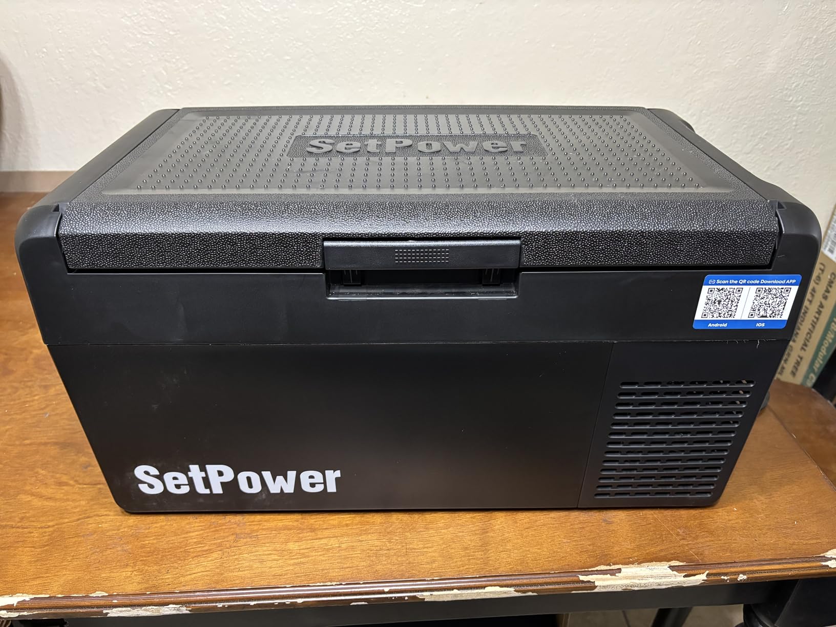 Setpower 12V Refrigerator 21QT Car Refrigerator, 50H Keep Cool 12V Fridge | 3-year Warranty, -4℃~68℃, 15-Min Fast Cool, As Portable Freezer or Fridge, Electric Cooler for Car Camping Truck RV SUV Travel customer photo 2
