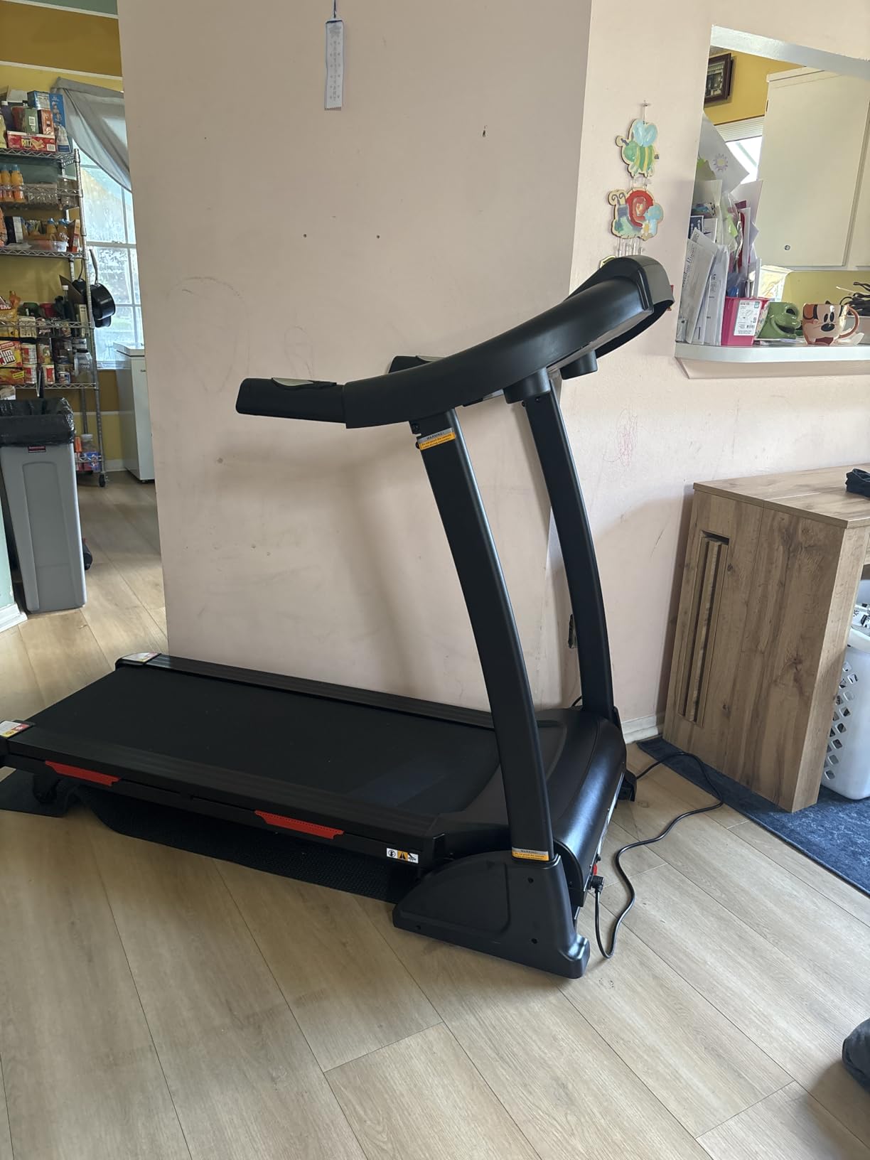 THERUN Incline Treadmill, Treadmills for Running and Walking, 400 lbs Weight Capacity Folding Treadmill with 0-16% Auto Incline, Wide Belt, 4.0 HP, App, Heart Rate customer photo 2
