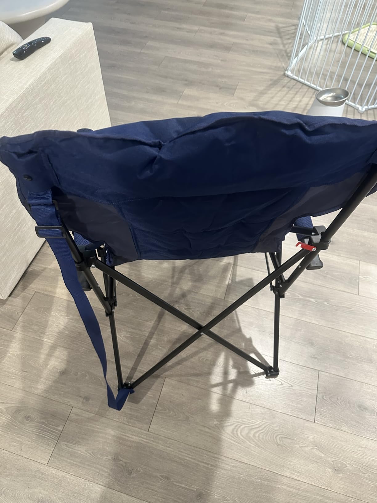 ALPHA CAMP Oversized Folding Camping Chairs High Backrest Heavy Duty Lawn Chairs for Adults Support 500 LBS Portable Camp Chairs with Cup Holders Large Side Pocket for Outdoor customer photo 1