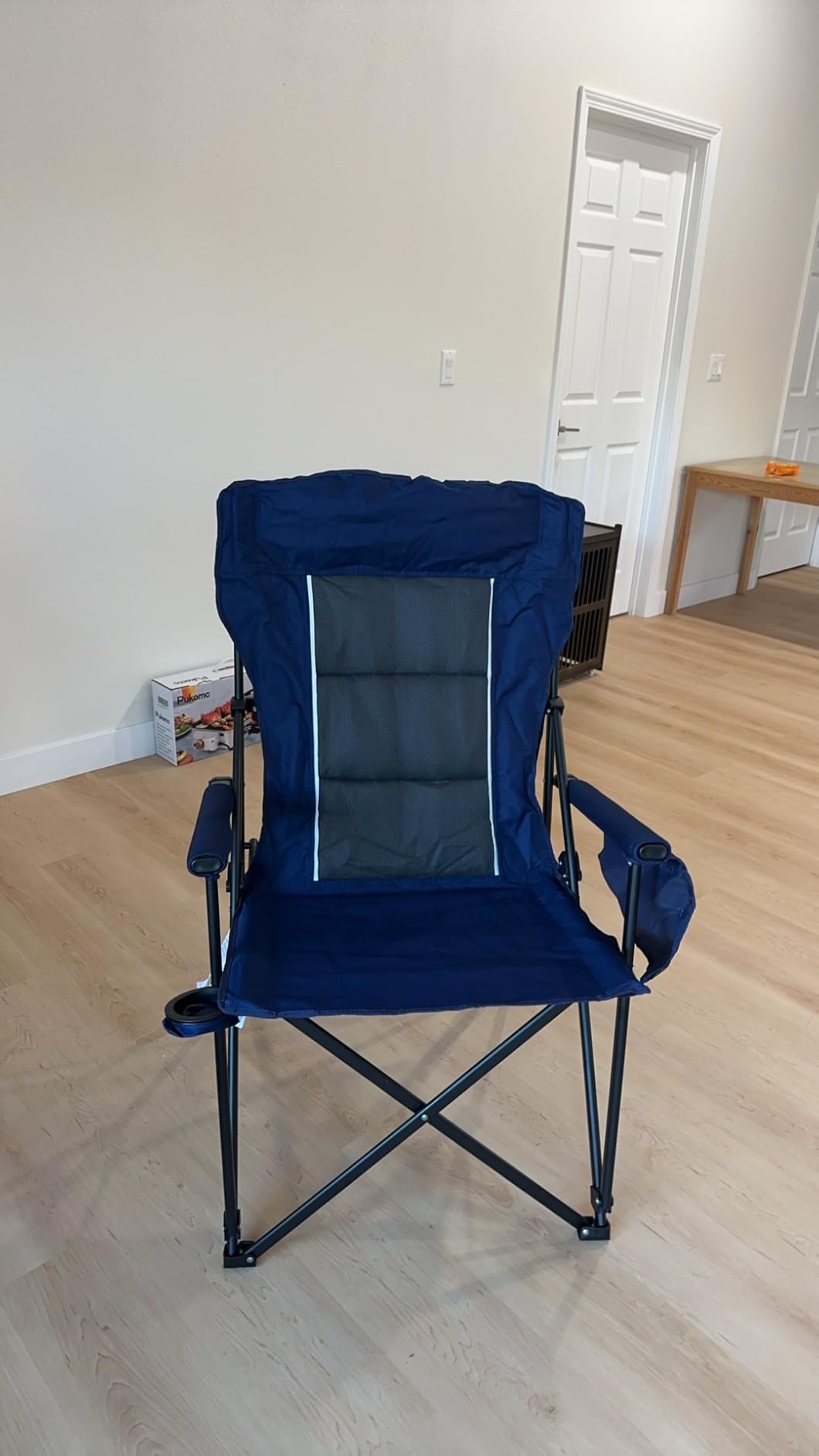 ALPHA CAMP Oversized Folding Camping Chairs High Backrest Heavy Duty Lawn Chairs for Adults Support 500 LBS Portable Camp Chairs with Cup Holders Large Side Pocket for Outdoor customer photo 2