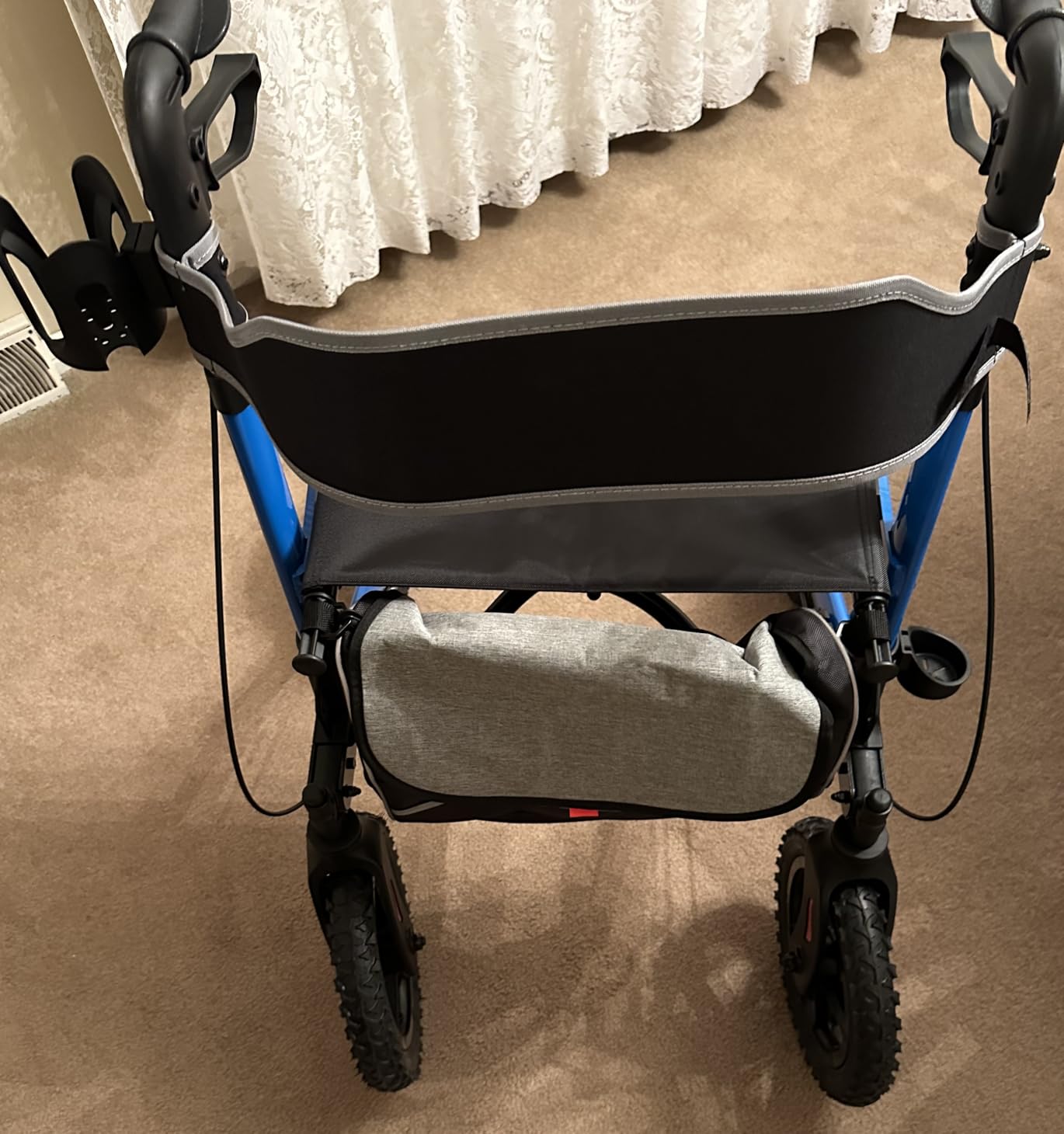 Vive All-Terrain Rollator Walker with 12