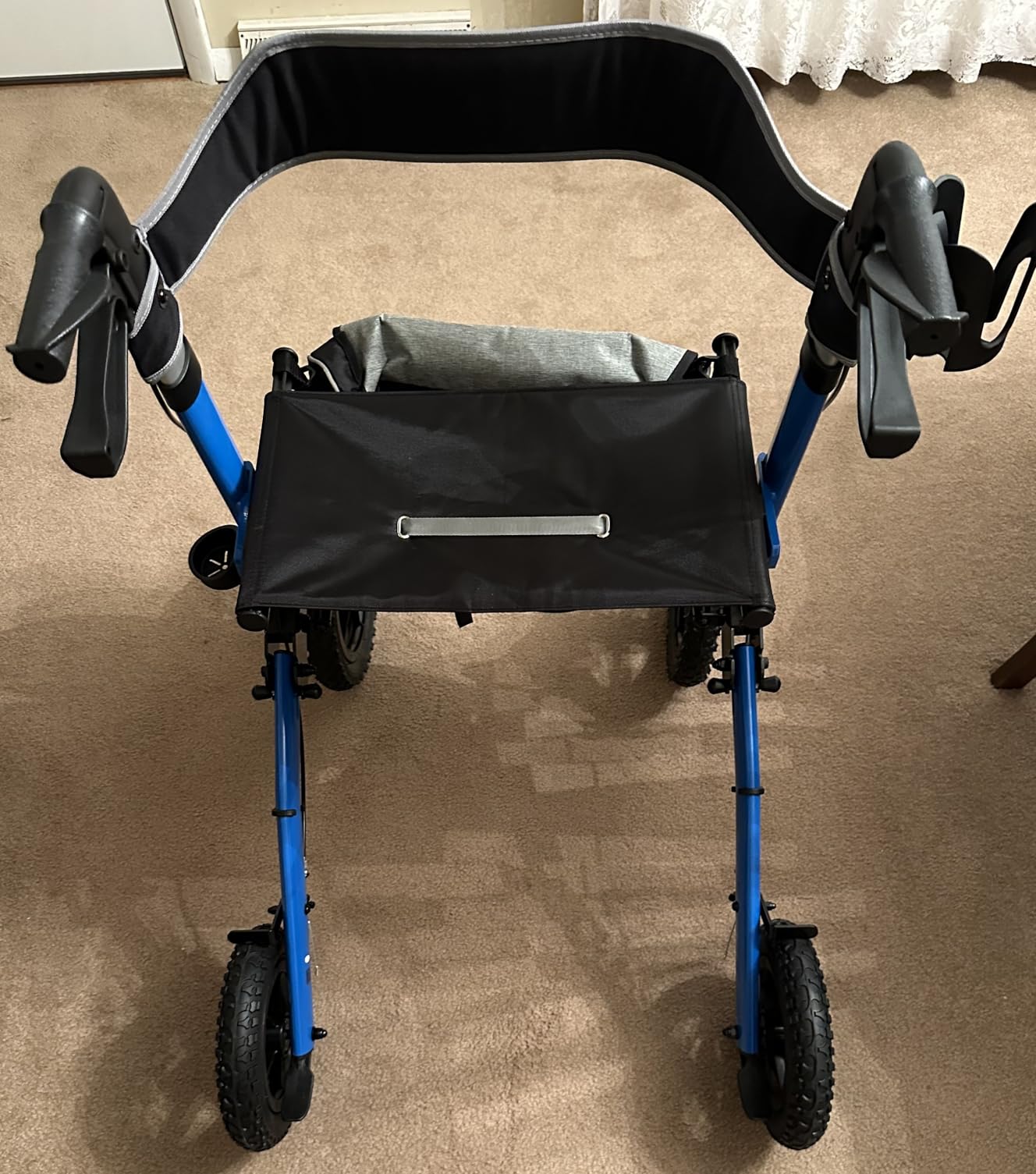 Vive All-Terrain Rollator Walker with 12