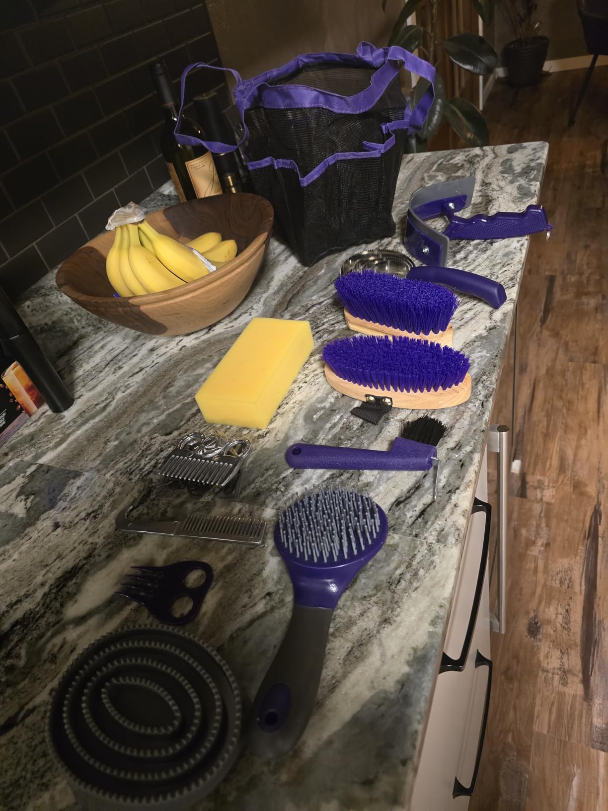 Horse Grooming Kit 13 Piece, Horse Brushes for Grooming Supplies Set with Organizer Bag, Horse Brush & Curry Comb for Effective Cleaning, Gift for Horses Riders Beginners customer photo 1