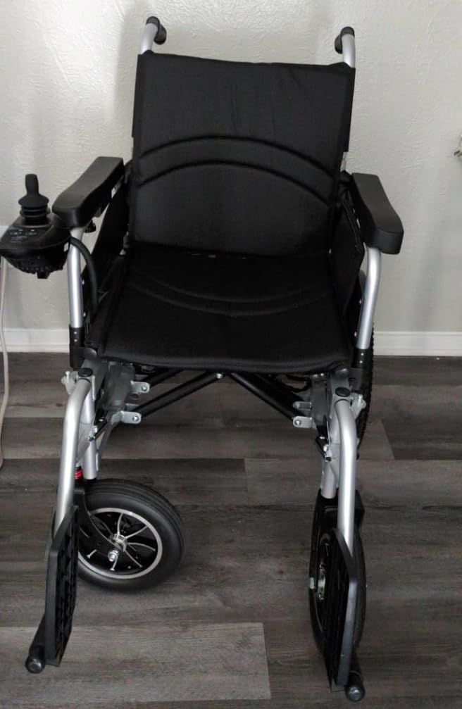 Electric Wheelchair for Adults, 400LB Heavy-Duty Electric Wheelchair | 20inch Extra Wide Seat, 15 Miles Long Travel Range, 500W Dual Motors, Foldable, All Terrain, Indoor & Outdoor Use, For Seniors Use customer photo 2