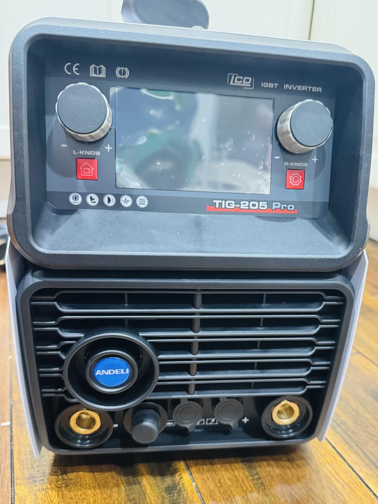 10-in-1 Aluminum TIG Welder with Foot Pedal AC/DC, Large LCD Digital Display 205Amp Cold TIG Welder with Pulse/Square/Sine/Trapezoidal Wave/Stick/Cold/Spot, 110V/220V Dual Voltage customer photo 2