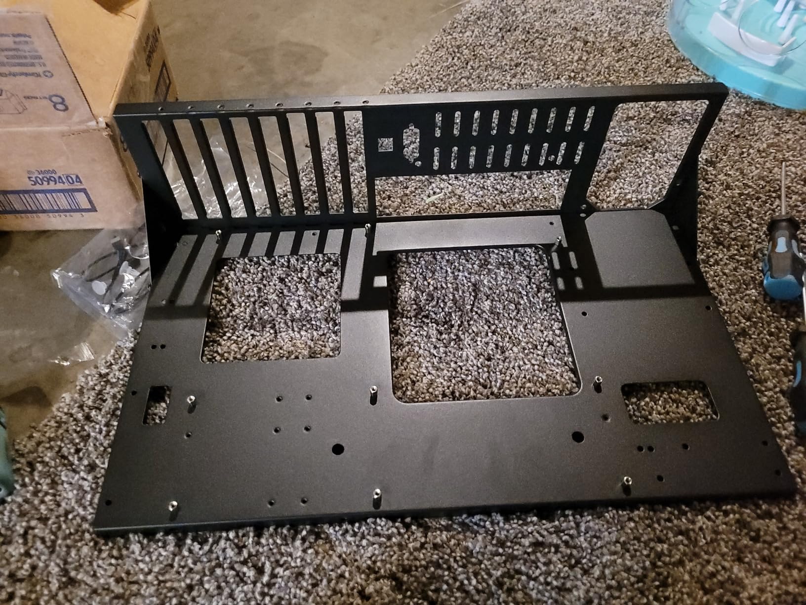 Open Air PC Case, PC Test Bench PC Case, ATX Open Frame Computer Case, DIY PC Rack for ATX MATX ITX Motherboards customer photo 2