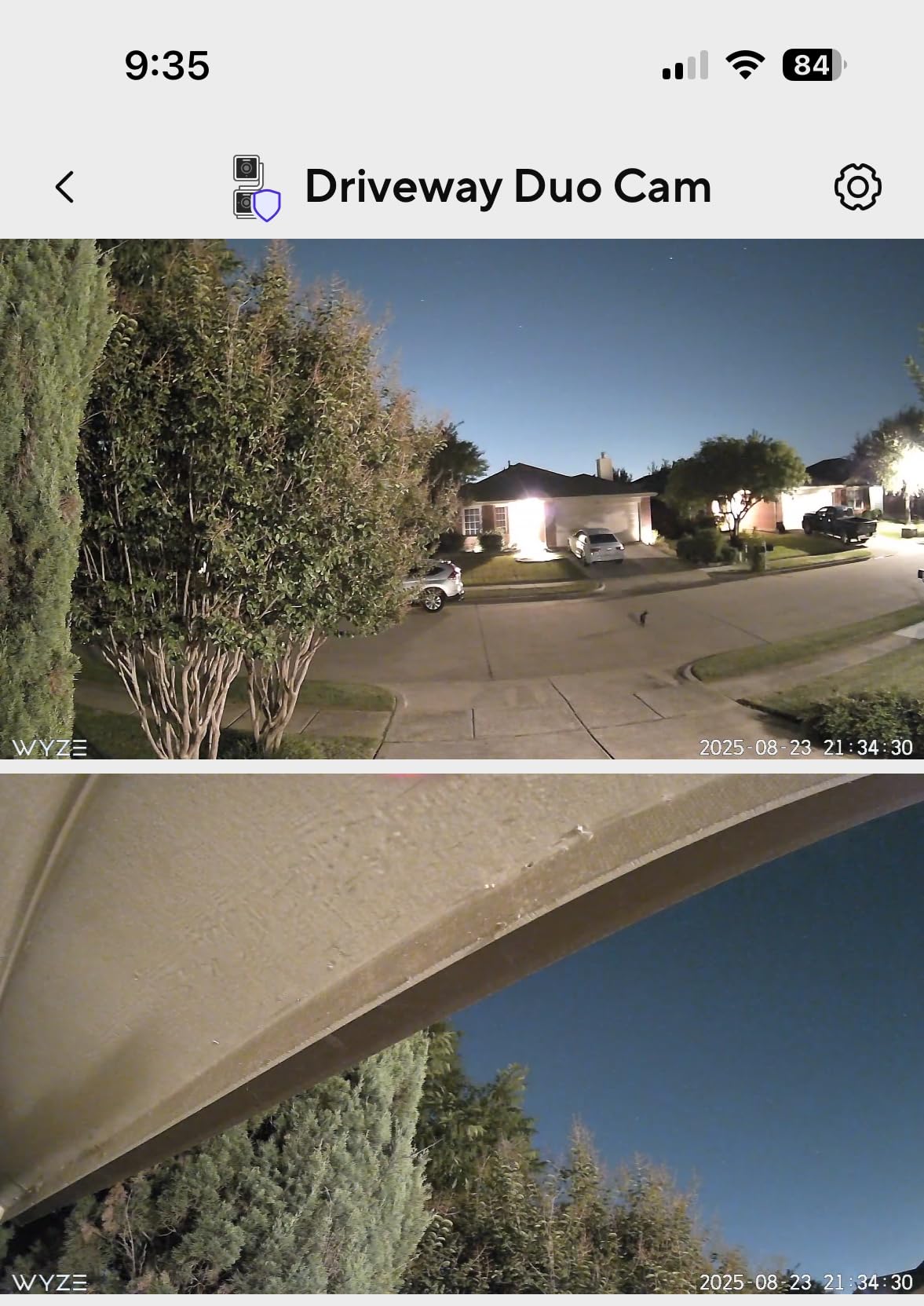 WYZE Duo Cam Pan Indoor/Outdoor IP65 2K 360° Pan/Tilt Smart Home Security Camera with Color Night Vision, Compatible with Alexa & Google Assistant, White customer photo 1