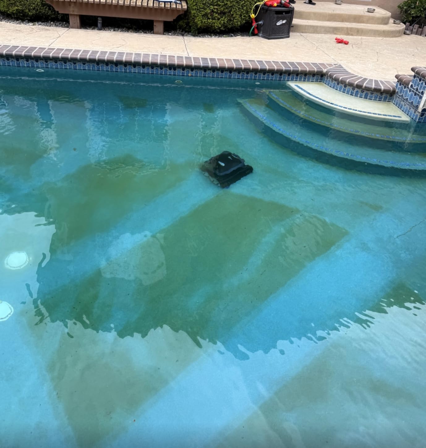 AquaSense 2 Cordless Robotic Pool Vacuum Cleaner, Smart Surface Parking, Double-Pass Waterline Scrubbing, Cleans Floor, Walls and Waterline customer photo 2