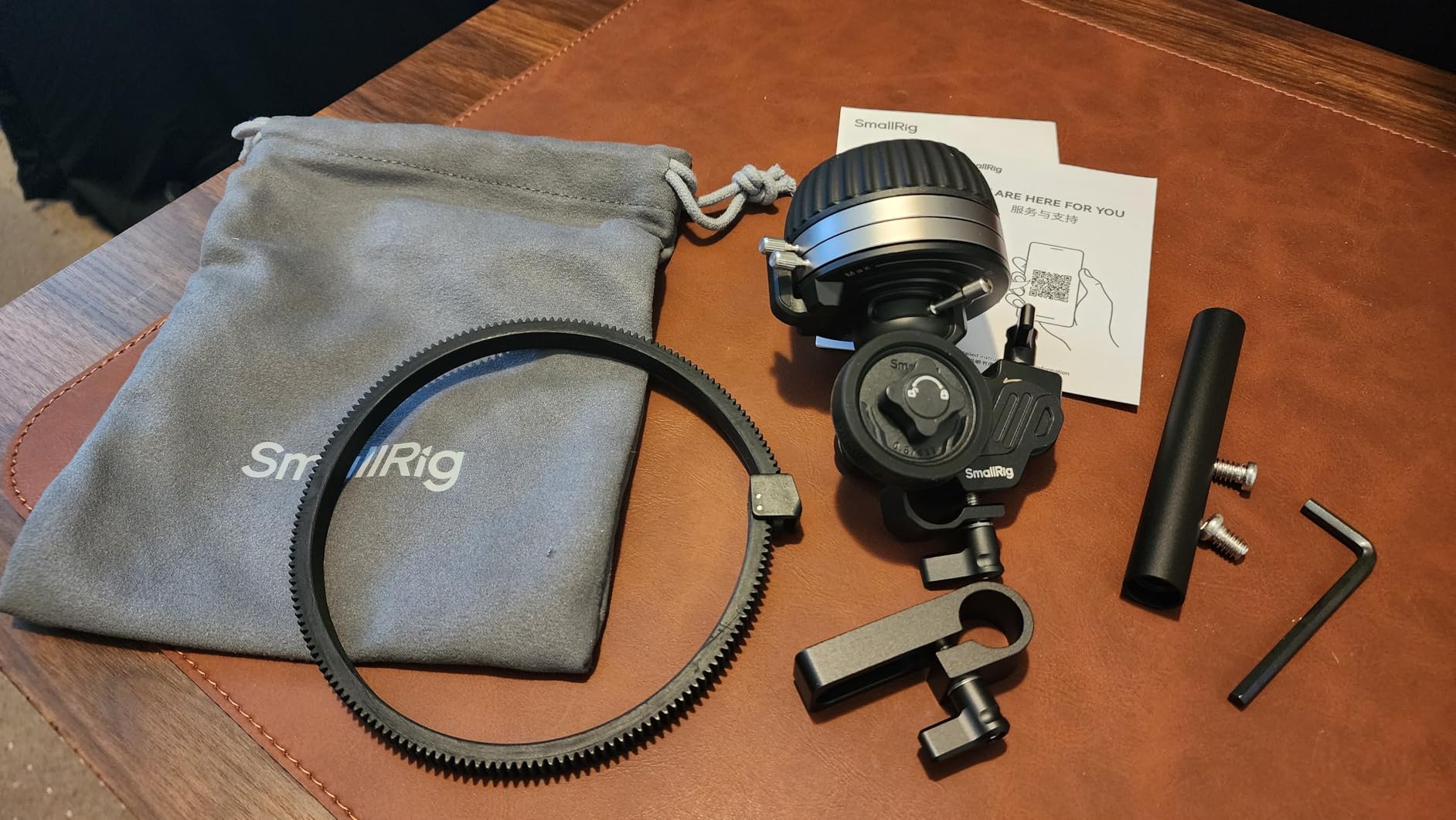 SmallRig Follow Focus F50 with Stepless Dynamic Damping Lever Adjustment and A/B Stops, Including 15mm Rod & Rod Clamp, for DSLR, for Sony FE/FE C, for Canon customer photo 2