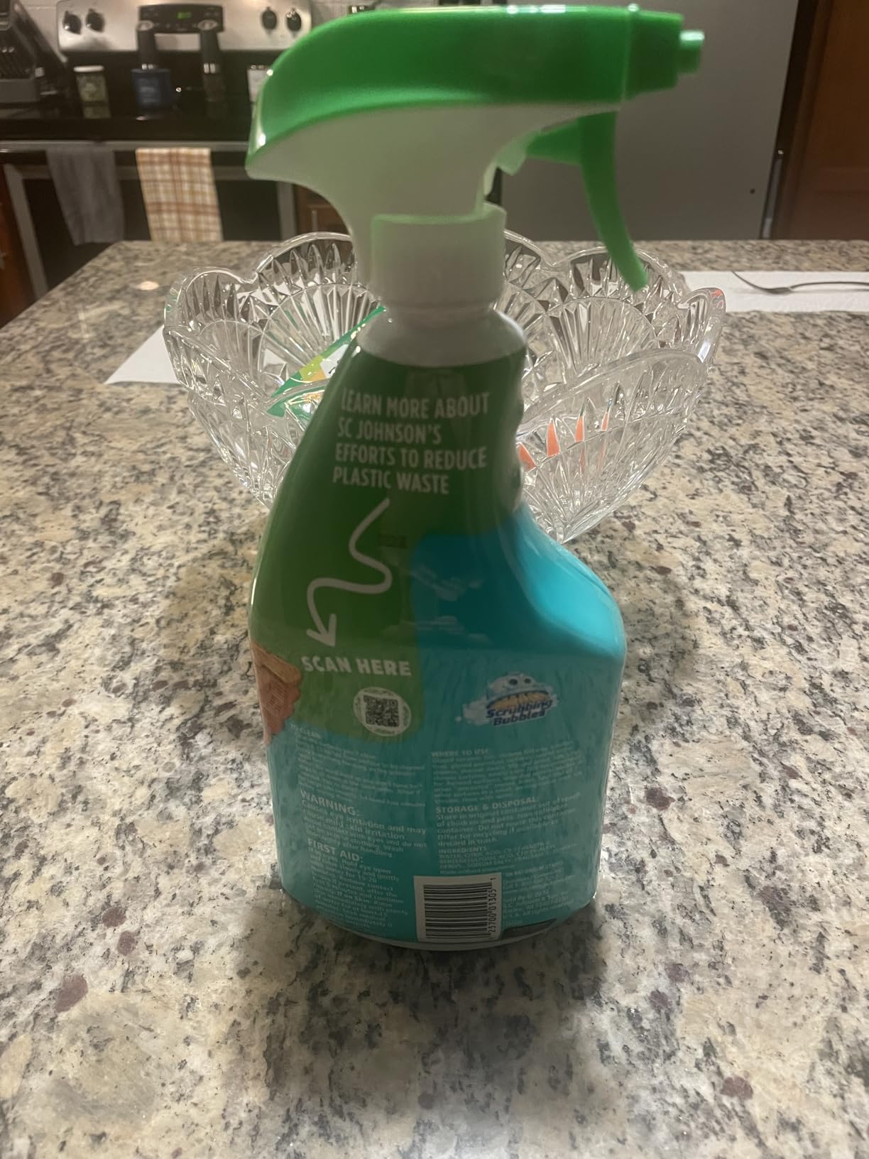 Scrubbing Bubbles Easy Clean Multipurpose Bleach-Free Bathroom Cleaner 32oz | Fast-Acting Foam Cleans Soap Scum, Limescale, Dirt & Grime from Bathroom Surfaces customer photo 1