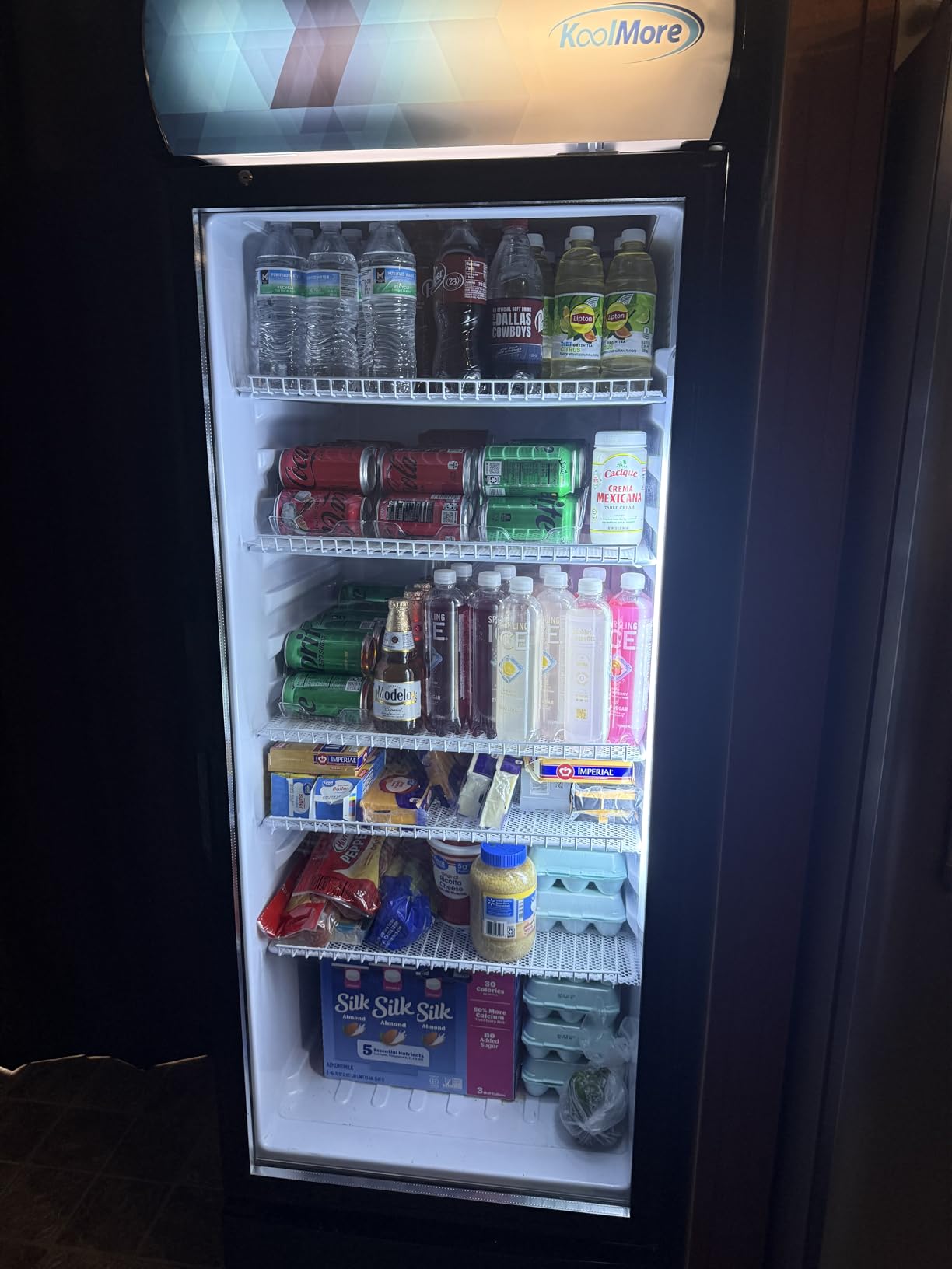 KoolMore 17 in. Slim Commercial Merchandiser Display Refrigerator 7 Cu. Ft. in Black, ETL Listed (KM-MDR-17S) customer photo 2