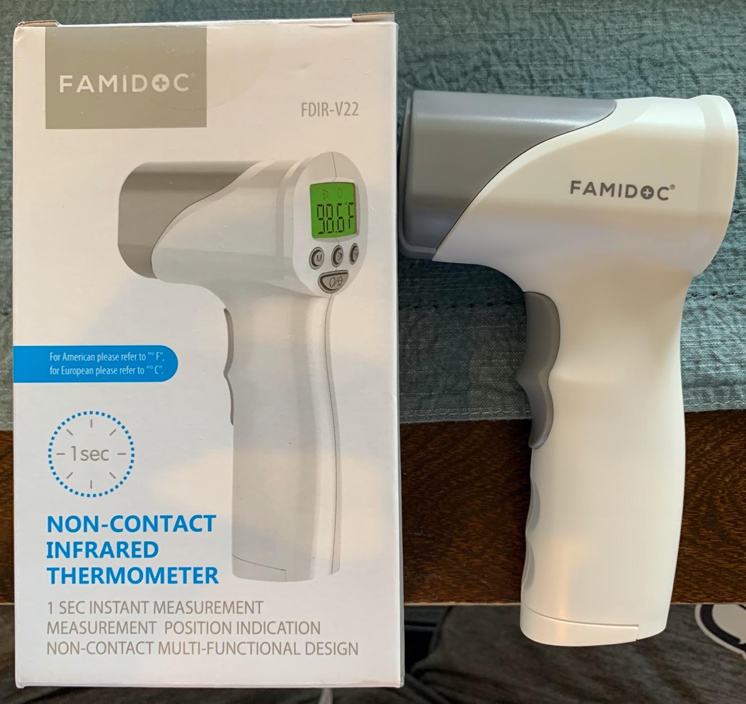 Medical Grade FSA-HSA Eligible Touchless Infrared Forehead Thermometer customer photo 2