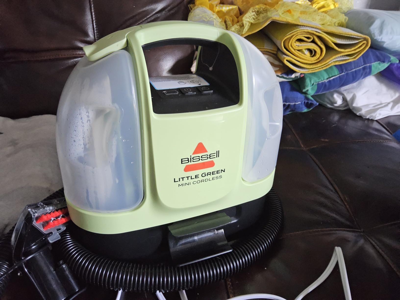 BISSELL Little Green Mini Cordless Portable Carpet Cleaner, 4015 customer photo 2