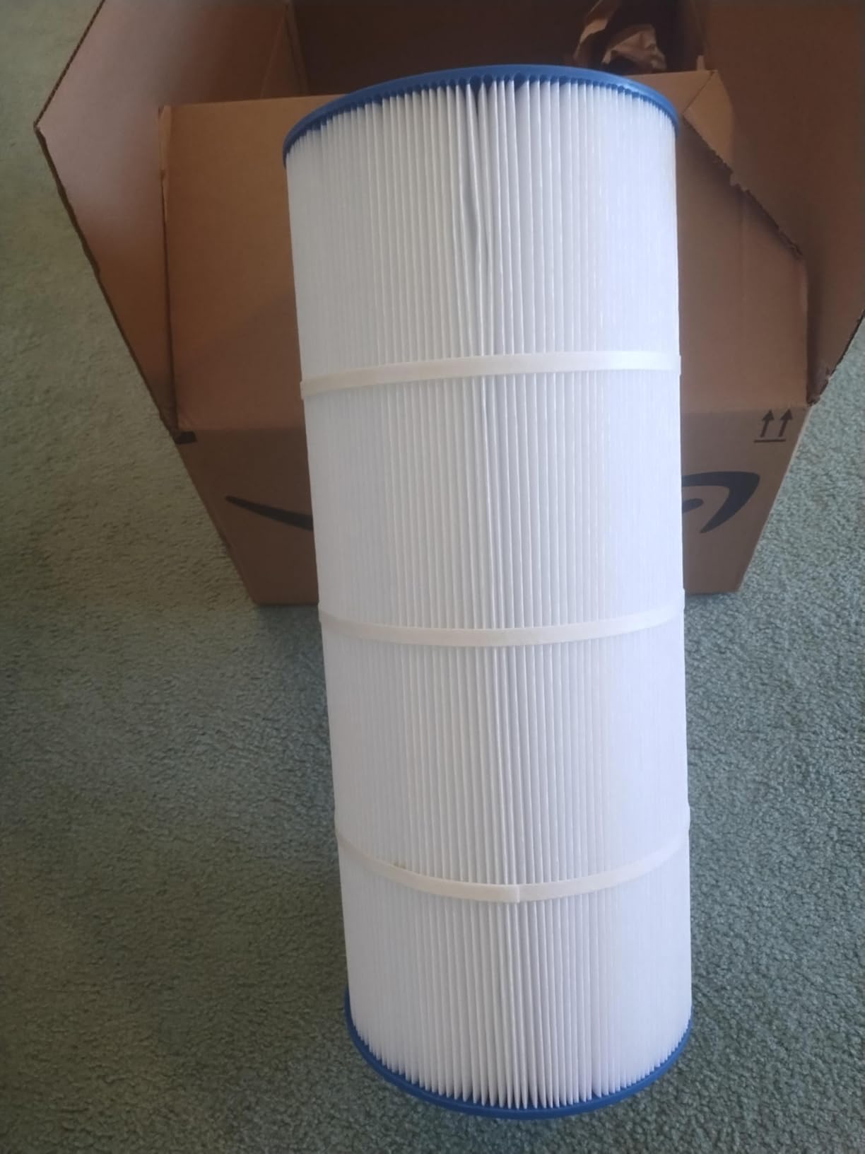 CC100 Pool Filter Cartridge, 100 sq. ft. | Replaces Pentair CC100, CCRP100, Pleatco PAP100, Unicel C-9410, Filbur FC-0686, Pentair R173215, 23 5/8