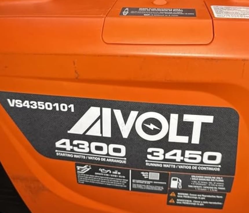AIVOLT 4300W Dual Fuel Inverter Generator 53dB Quiet for RV Camp Home | Remote/Electric Start. 64lbs Wheels Kit. Auto-Switch Gas/Propane. 34h Propane Runtime. CO Auto-Shutoff. Parallel Ready customer photo 2