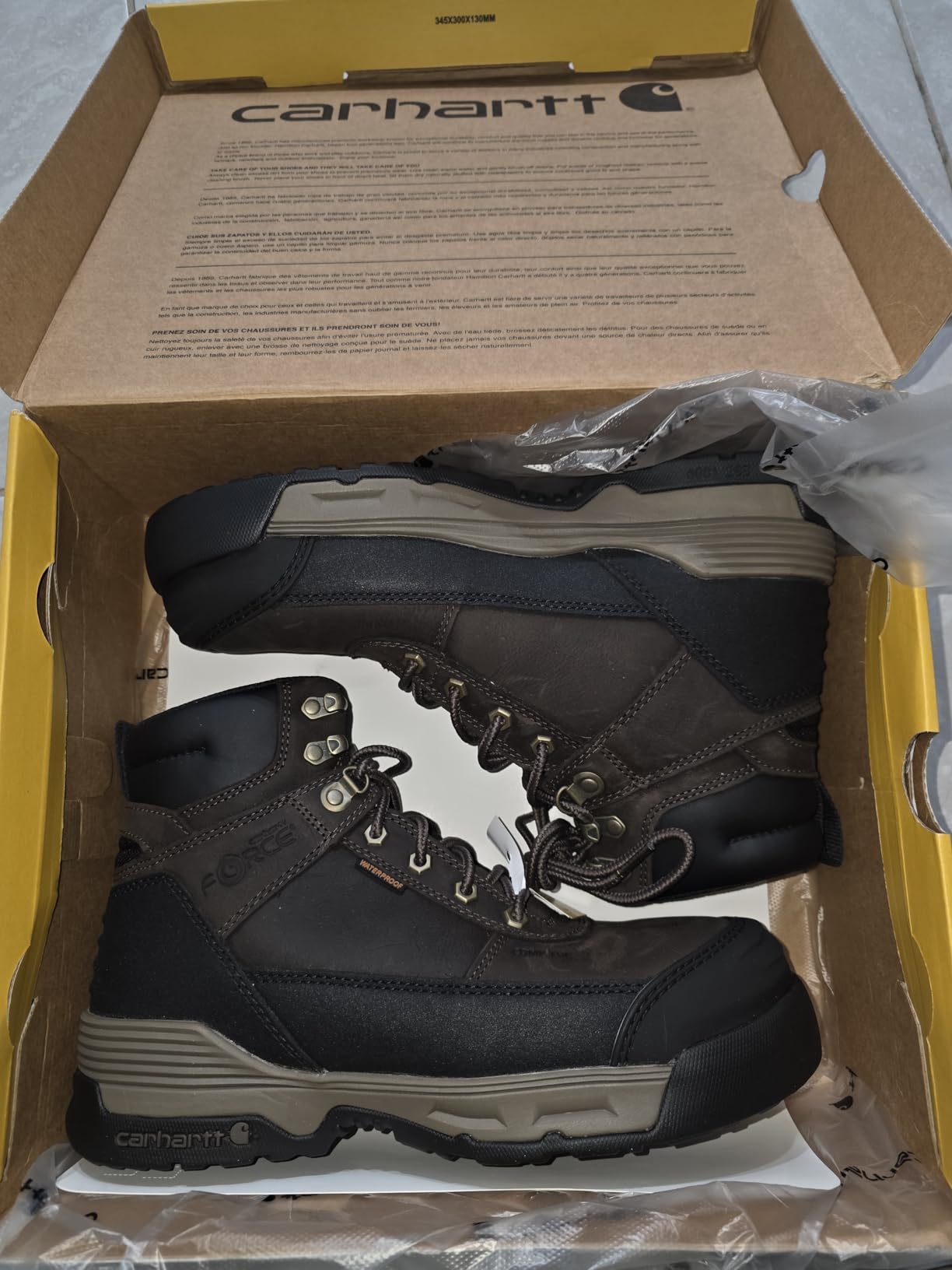 Carhartt Men's Force Waterproof Insulated Work Boots customer photo 2