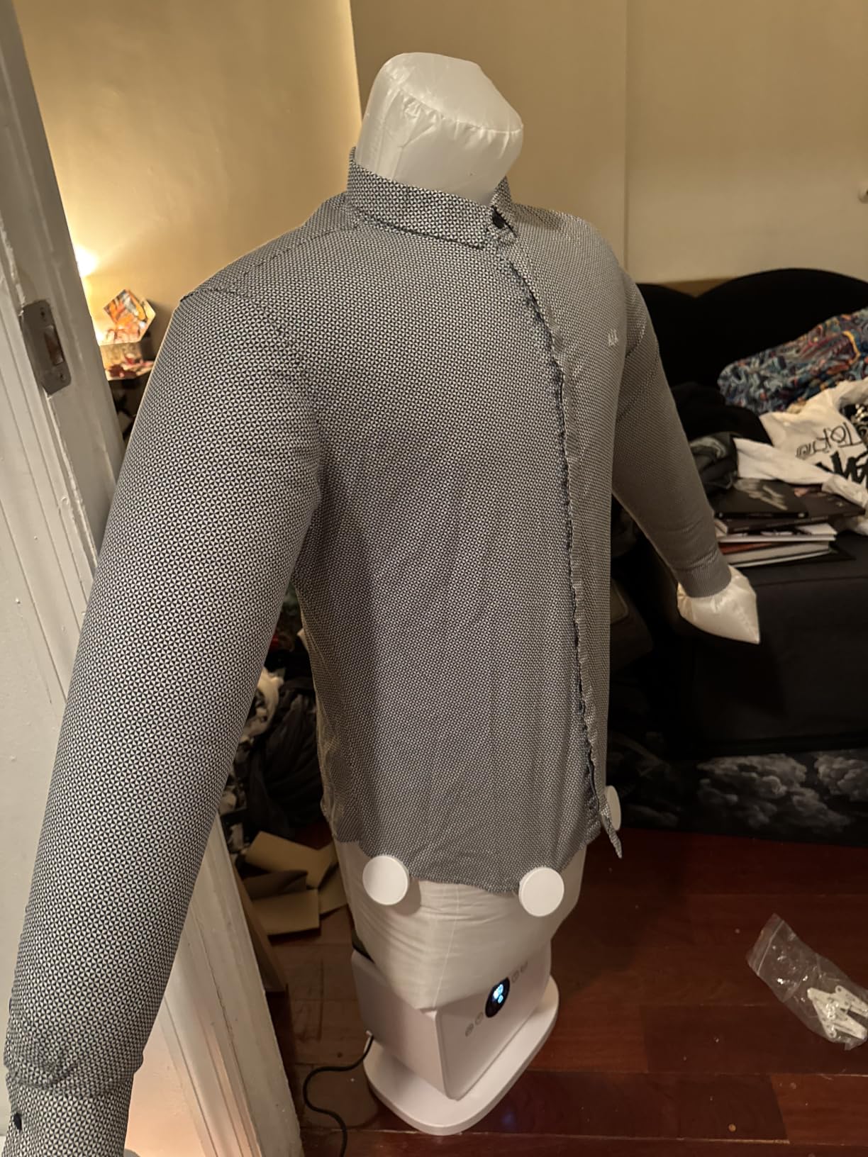 Bellairon - The Original Automatic Ironing Machine for Clothes. Hot Air Garment Dryer & Hands-Free Wrinkle Remover for Shirts & Pants | No Iron, No Ironing Board | Sizes S-3XL customer photo 2