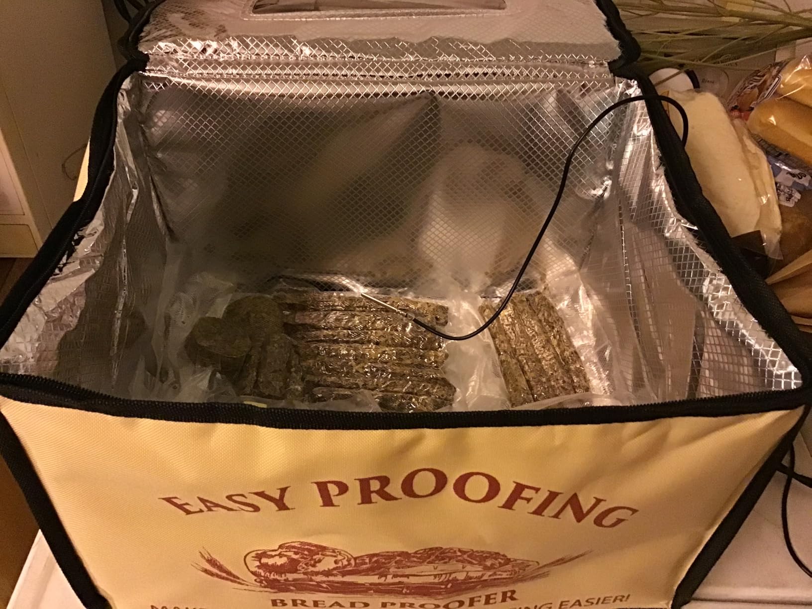 Folding Bread Proofing Warming Box with Temperature Control and 12-Hour Timer customer photo 2