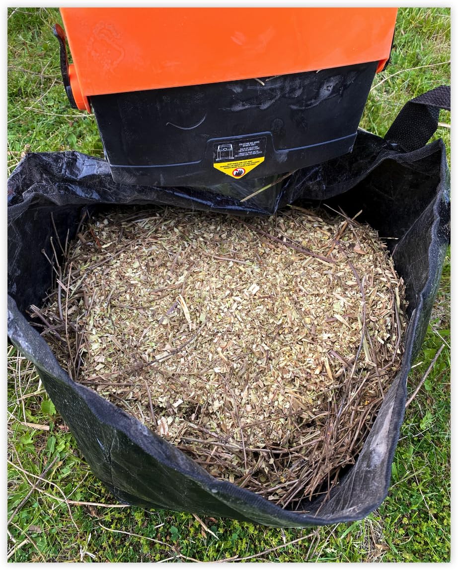LawnMaster Electric Wood Chipper 1.8'' Cutting Diameter with Bag, FD1503 | 15-Amp, 14:1 Reduction customer photo 1