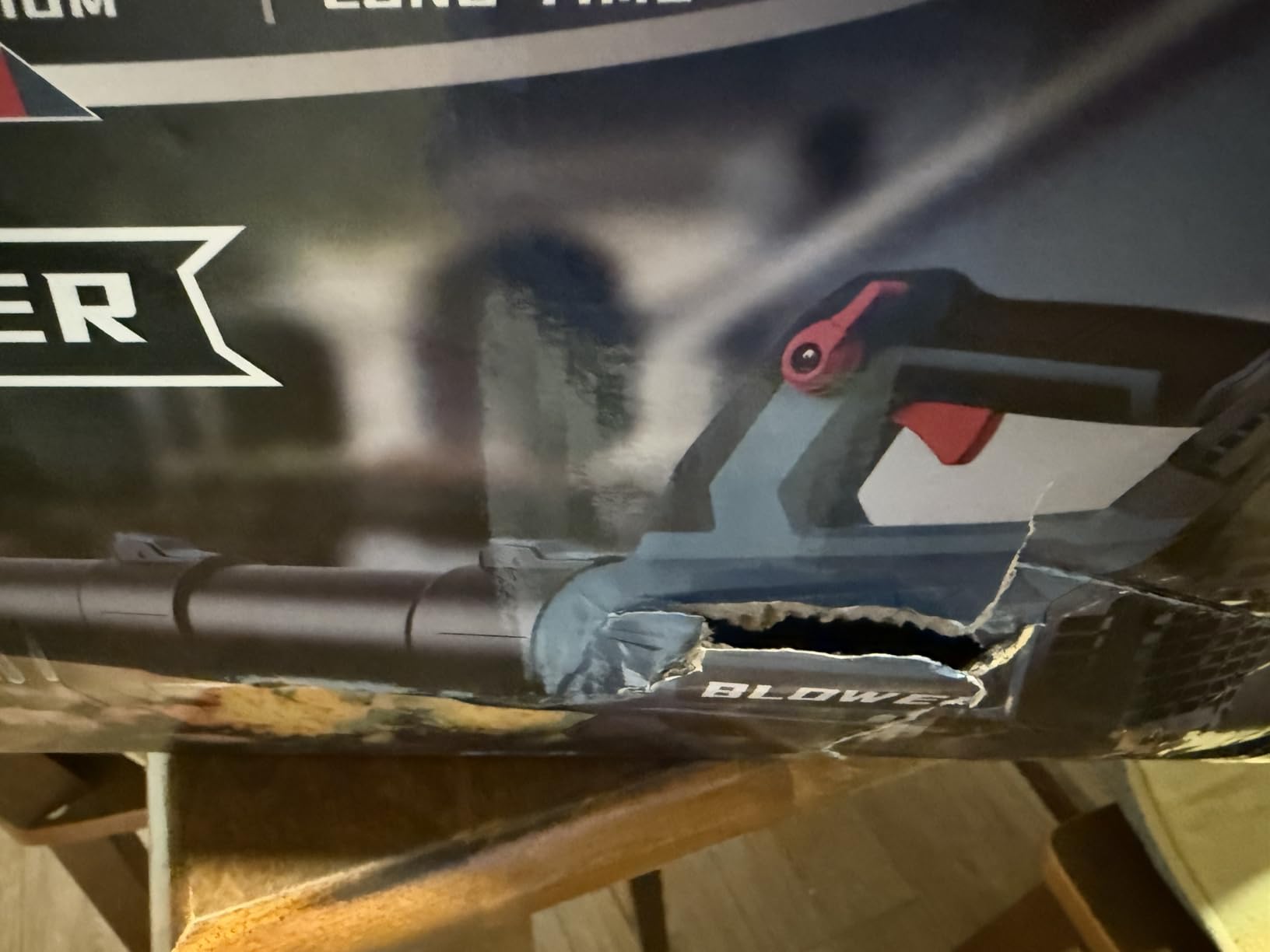 Leaf Blower Cordless with 2 x 4.0Ah Batteries and Charger - Easy to Use | 630CFM/160MPH, 21V Powerful, Electric, Battery Powered Leaf Blowers for Lawn Care, Patio, Yard, Dust, Snow, Blue customer photo 2