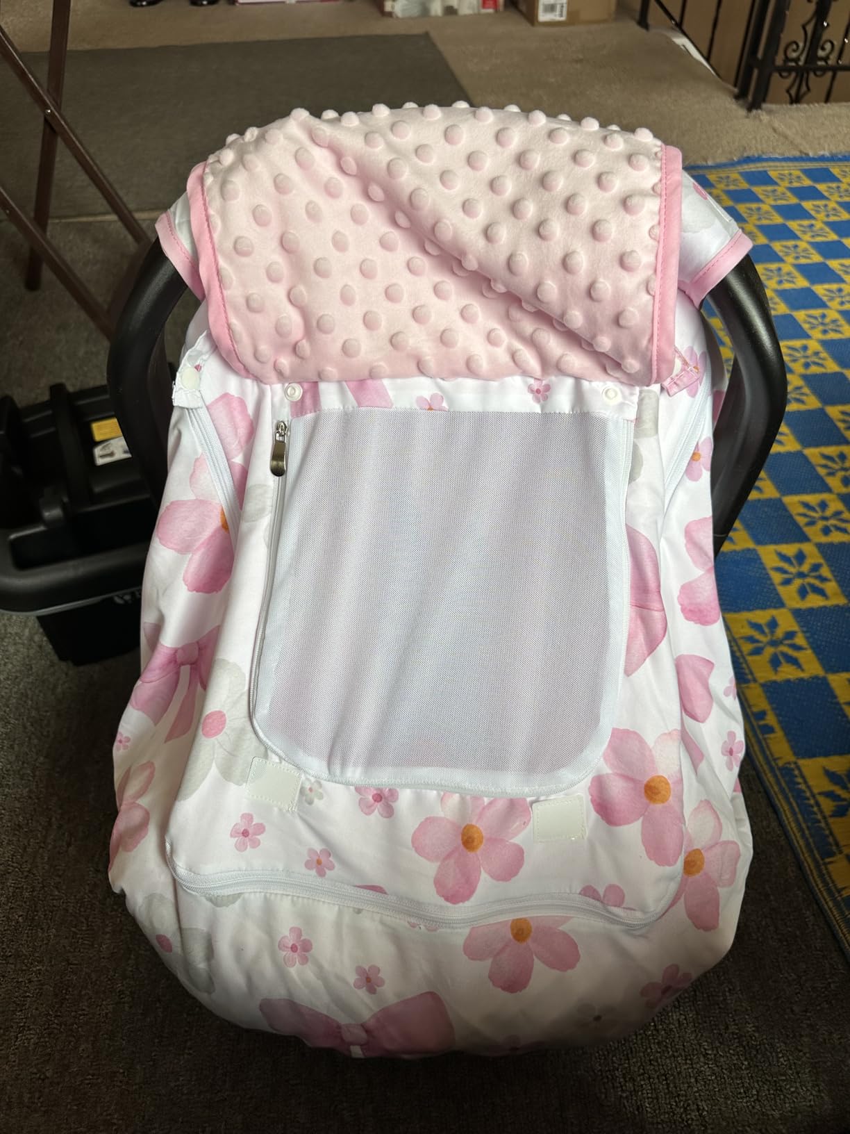 Baby Trend EZ-Lift PRO Infant Car Seat, Dash Rose - Lightweight Premium Carry, Plush Infant Cushioning, Adjustable Harness Support customer photo 1