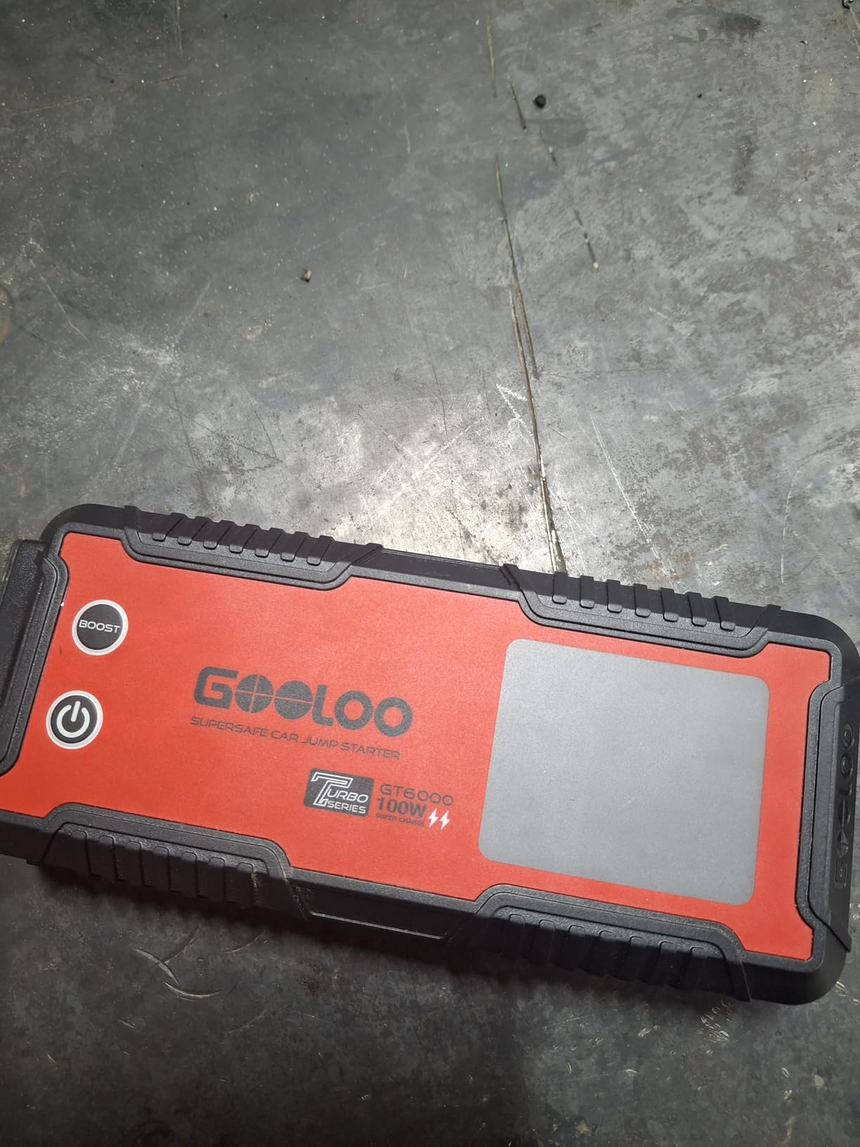 GOOLOO 6000A Jump Starter GT6000 Car Starter with 100W Bi-Directional Fast Charge, Powerful 12V Auto Battery Booster(All Gas & up to 12L Diesel Engine), Supersafe Portable Jump Box for Emergency Use customer photo 2