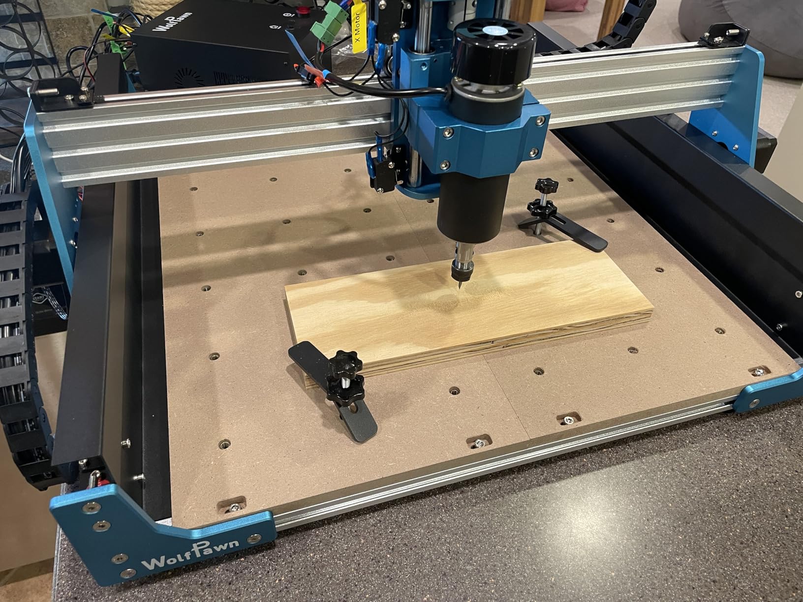 CNC Router Machine 4040-PRO for Metal Acrylic Cutting Milling, GRBL Control customer photo 2