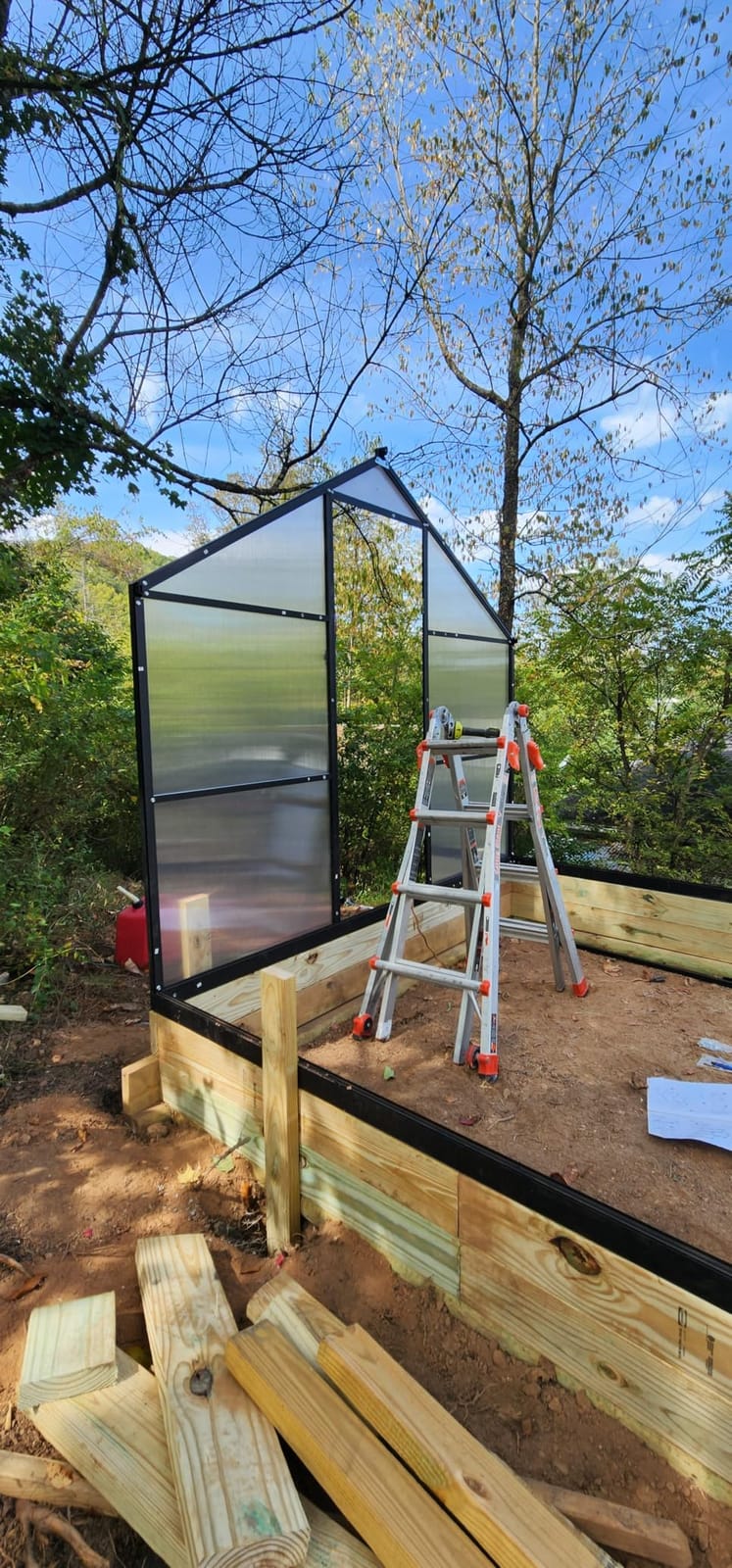 6x4FT Greenhouse with Hygrometer, Windproof Warm Plant Green Houses customer photo 2