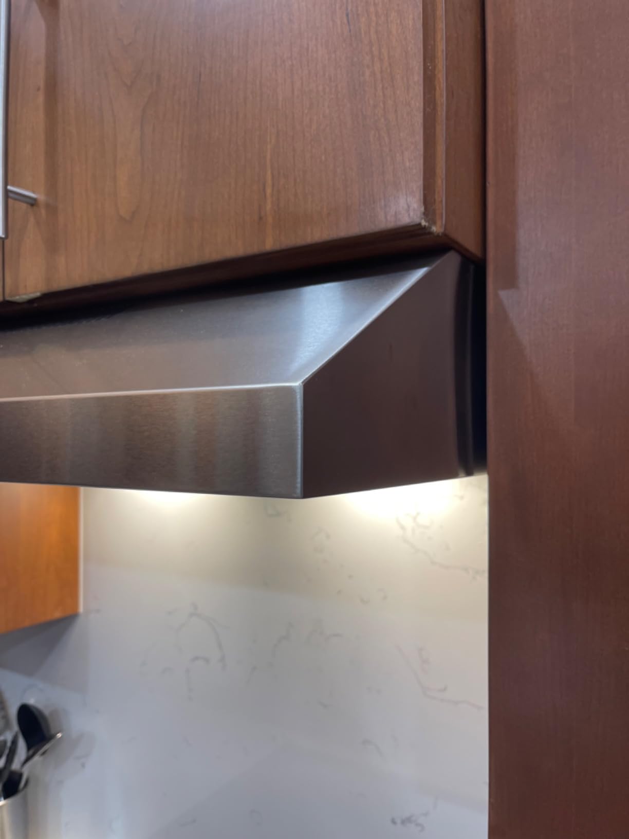 1200 CFM 30inch Under Cabinet Range Hood, Stainless Steel Vent Hoods | Smart Control, Delayed Shutdown, Ultra-Quiet, Easy Installation, 340 Stainless Steel, Easy to Clean, Dual-Duct Installation customer photo 1