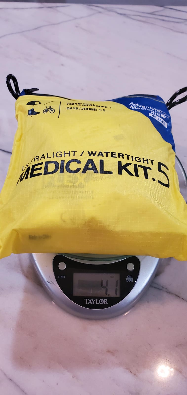 Adventure Medical Kits Ultralight/Watertight Medical Kit .5, (2 Person) | Features Waterproof DryFlex Inner Bag with Bandages, Gauze & Medications for Wound Care, Plus Moleskin for Blister Relief customer photo 1