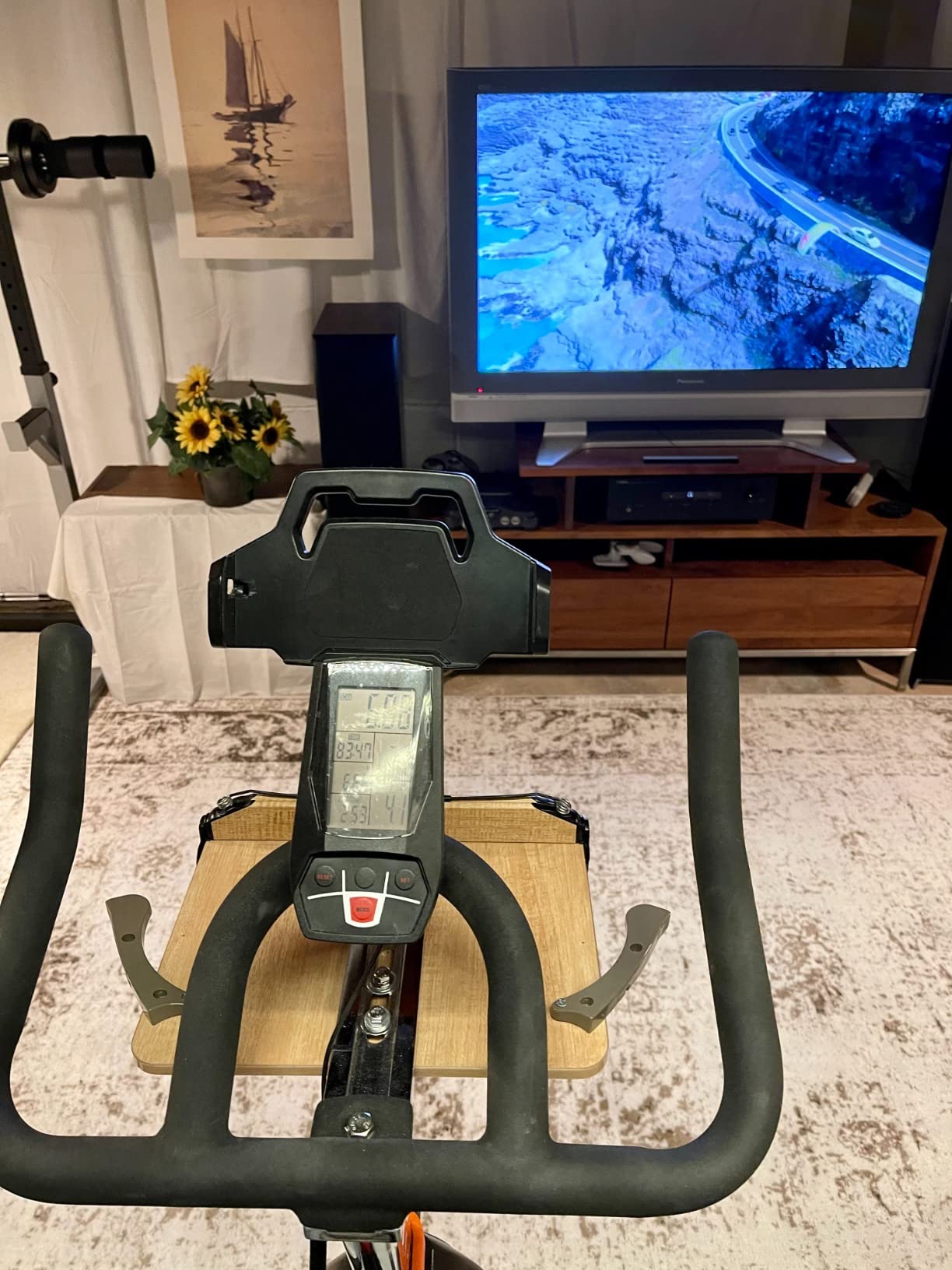 YOSUDA PRO Magnetic Exercise Bike 350 lbs Weight Capacity - Indoor Cycling Bike Stationary with Comfortable Seat Cushion, Silent Belt Drive customer photo 1