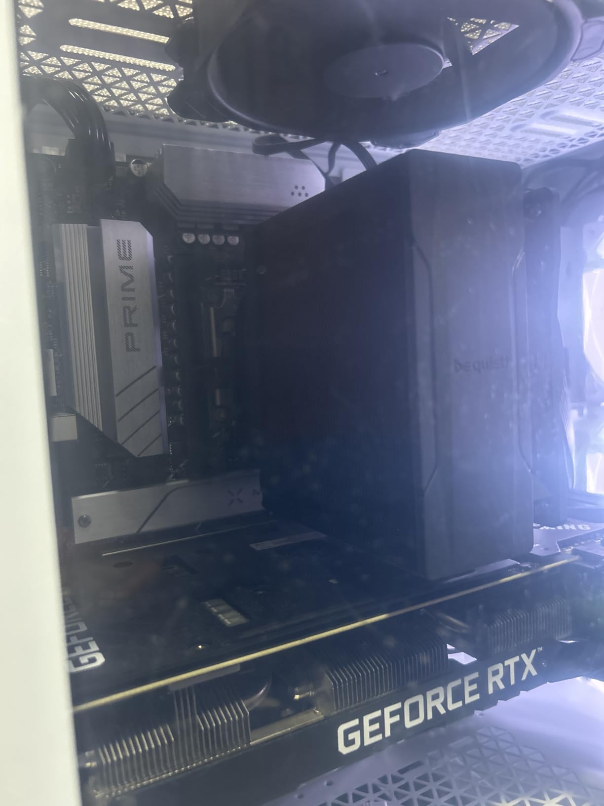 Pure Rock 3 Black CPU Air Cooler | 4 High Performance 6mm Heat Pipes with HDT Technology | 120mm PWM Fan | AMD:AM4 AM5/Intel LGA 1700/1150/1151/1200 | Black | BK039 customer photo 1