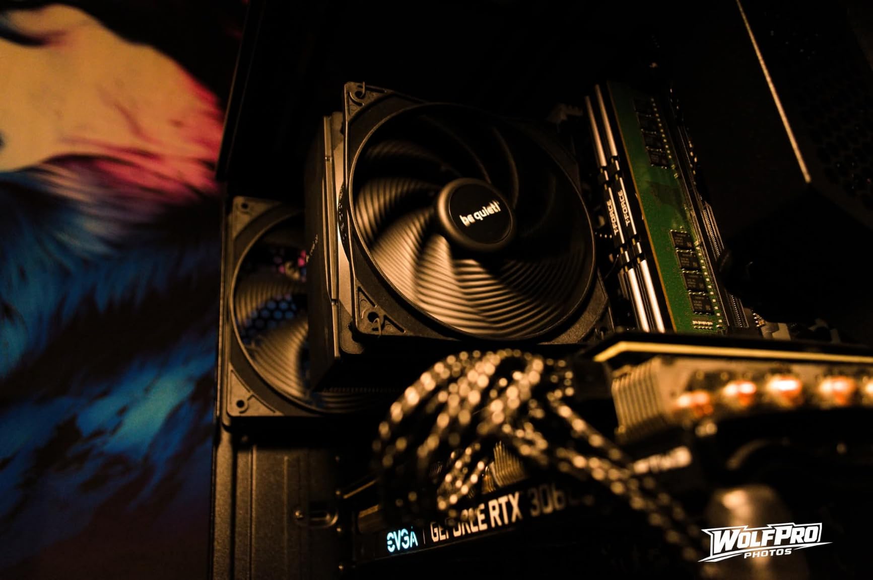 Pure Rock 3 Black CPU Air Cooler | 4 High Performance 6mm Heat Pipes with HDT Technology | 120mm PWM Fan | AMD:AM4 AM5/Intel LGA 1700/1150/1151/1200 | Black | BK039 customer photo 2