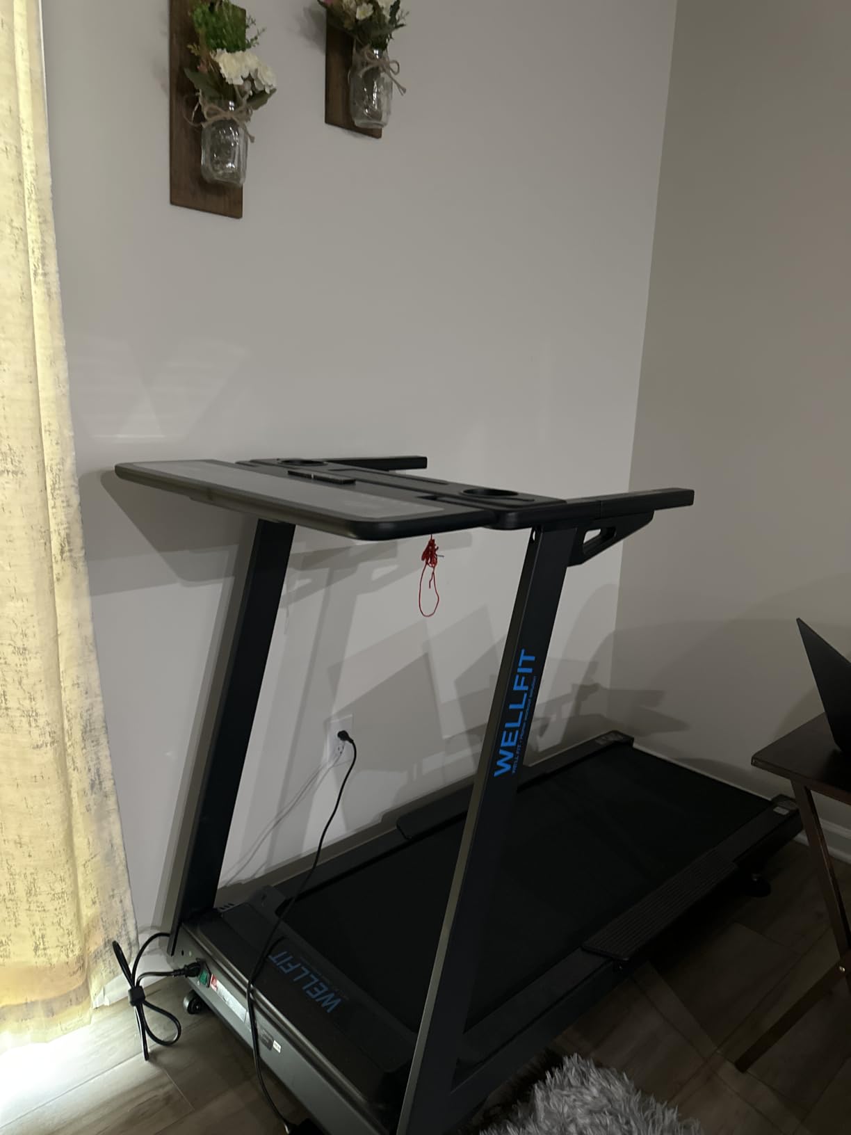 Auto Incline Treadmill, 15% Incline Heavy Duty Treadmill for Home | 4.5HP, 10 MPH, 500 lbs Capacity, 20'' x 55'' Running Area Treadmills with Pulse Sensor, Bluetooth Player & LED Display customer photo 1
