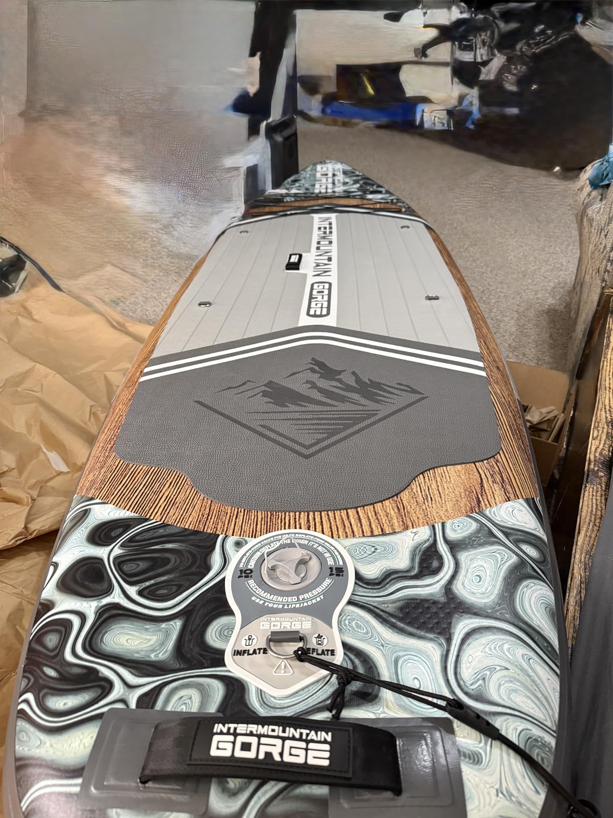 11'x34 Ultra Wide Inflatable Paddle Board, Stand Up Paddle Board &420lb Capacity for All Skill, Paddle Board for Yoga/Family, EVA Deck, US Fin, 100L Bag, High-Pressure Pump, Safety Leash customer photo 2