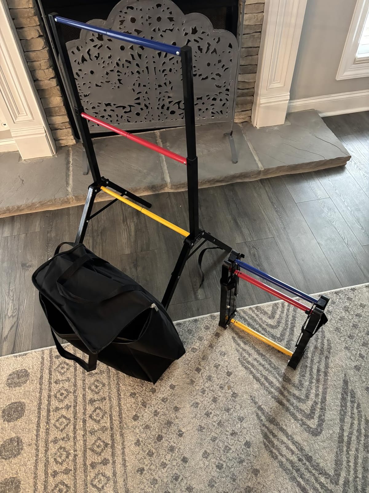Metal Ladder Toss Game Set for Outdoor Games | Assembly-Free, No Loosing Parts, Portable, Foldable, Includes 6 Golf Bolas, 1 Carry Bag, 2 Ladders customer photo 2