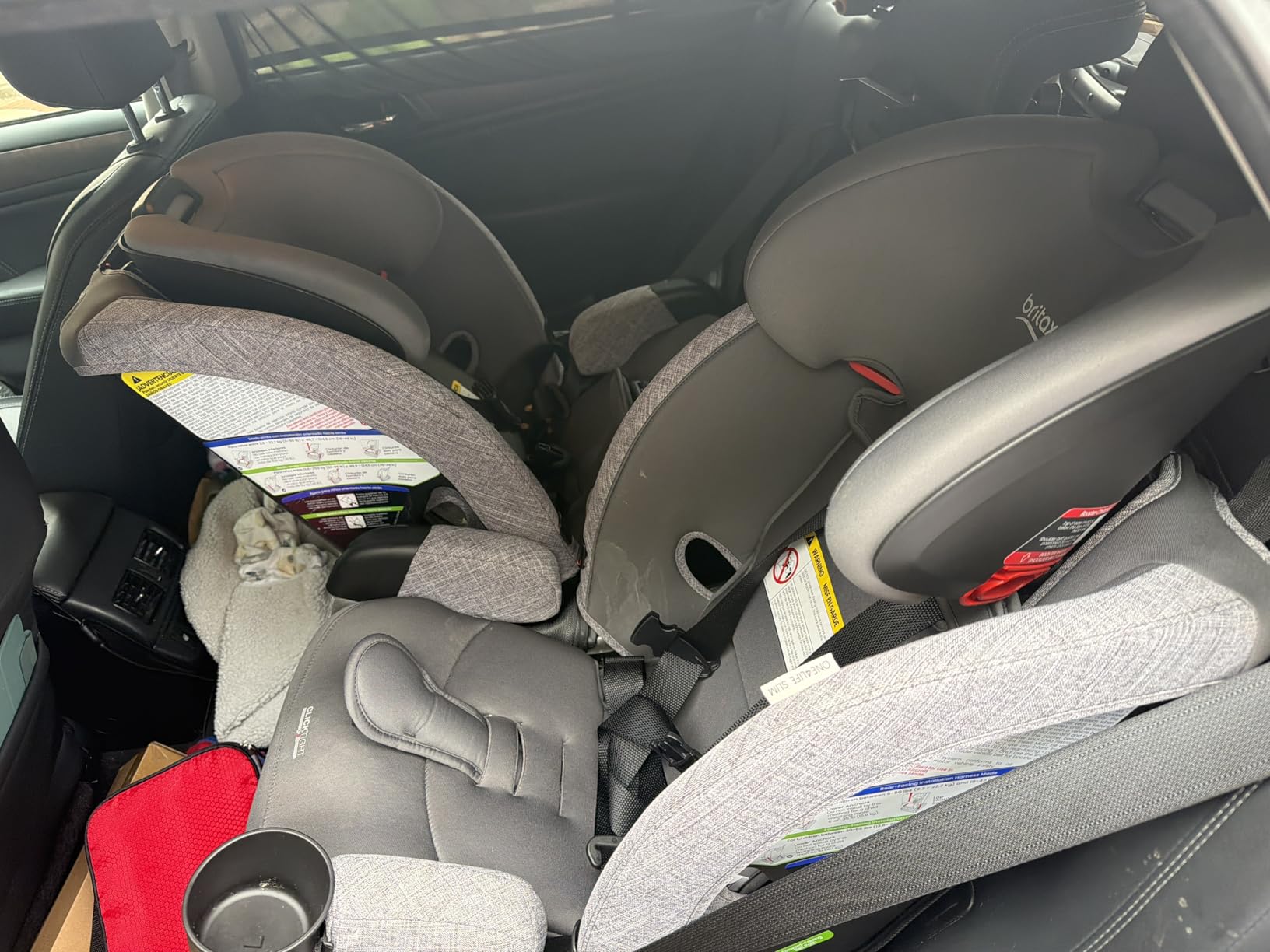 Britax One4Life Slim All in One Car Seat, Up to 10 Years Use, Mineral Gray, Rear Facing, Forward Facing, and Booster Mode, 17.5 inch Slim Car Seat Design, Easy Installation With ClickTight, SafeWash Fabrics customer photo 1