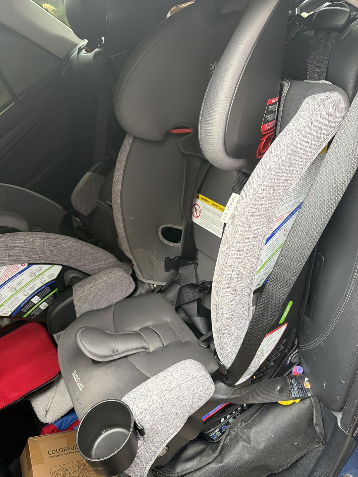 Britax One4Life Slim All in One Car Seat, Up to 10 Years Use, Mineral Gray, Rear Facing, Forward Facing, and Booster Mode, 17.5 inch Slim Car Seat Design, Easy Installation With ClickTight, SafeWash Fabrics customer photo 2