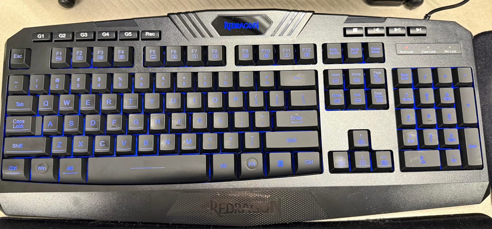 Redragon S101M-KS Gaming Keyboard and Mouse Wireless with Tri-Mode, RGB Keyboard and 4800 DPI Gaming Mouse, 10 Independent Multimedia Keys for Wins, PC, Computer, Wireless S101 Ideal for Gamer customer photo 2