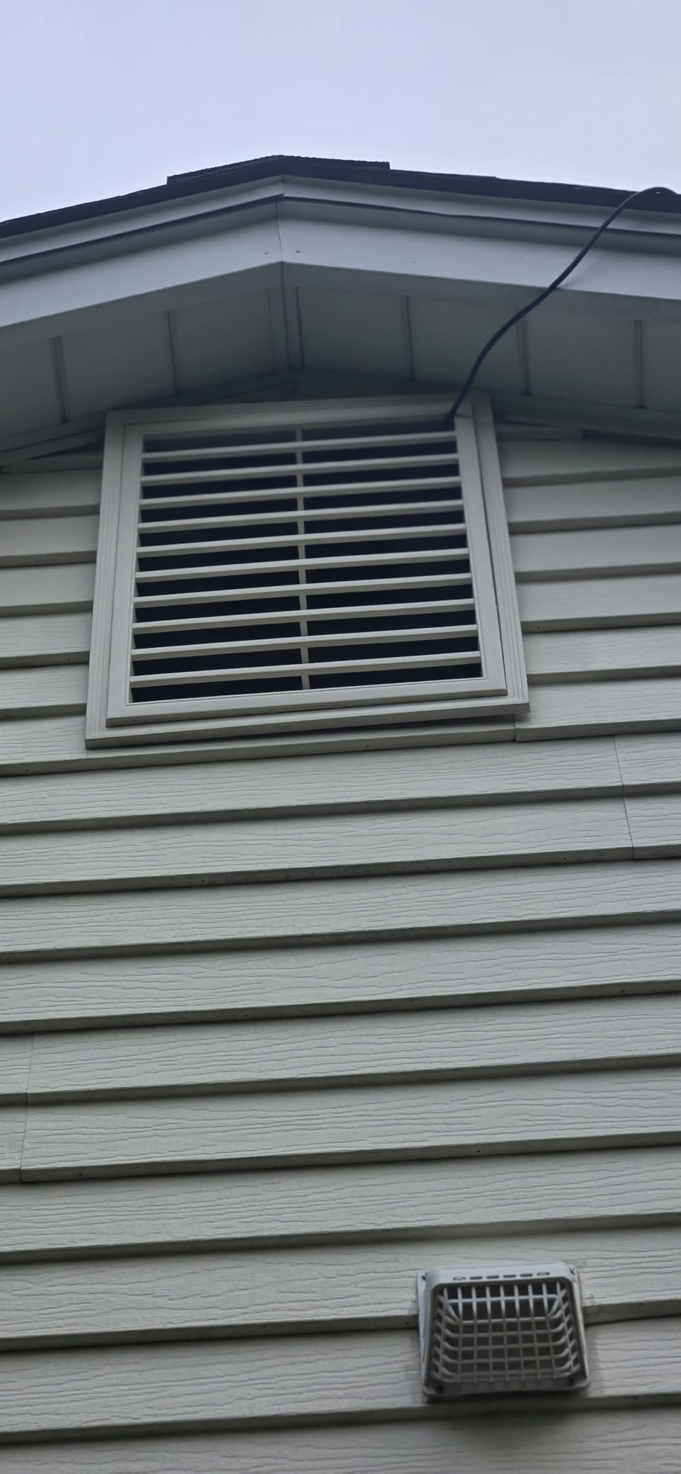 VEVOR Gable Mount Fan, 14 Inch Solar Power Attic Exhaust Fan with Adjustable Thermostat & Outer Mesh, 1300 CFM House Ventilator Cool Upto 1850 Sq.Ft, Quiet Ventilation for Roof, Garage, Shop, Black customer photo 2