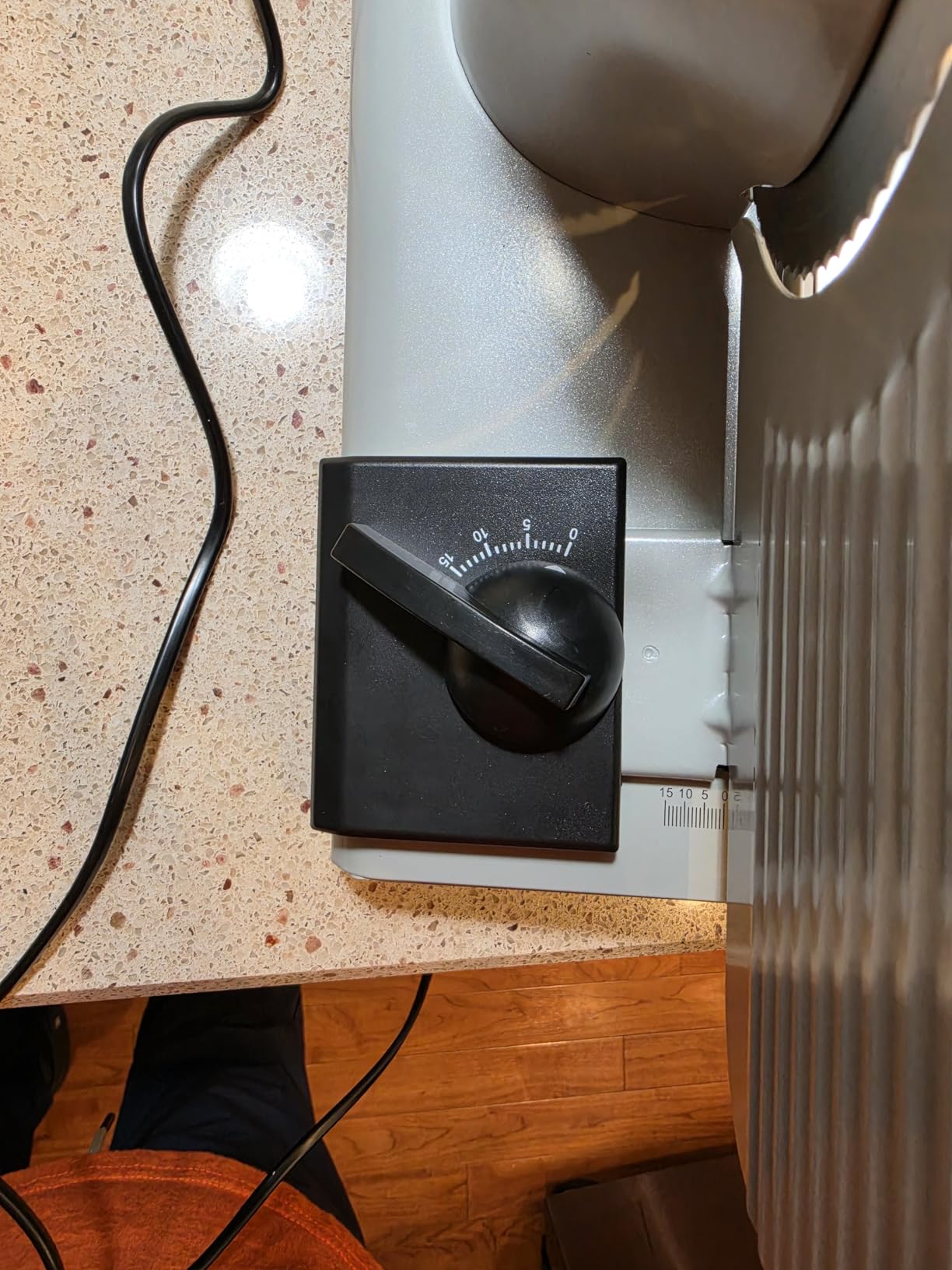 Pterying 200W Electric Meat Slicer, 2 Removable 7.5