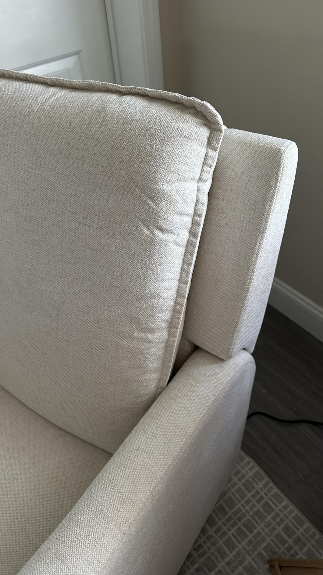 babyGap Harlowe Power Recliner with USB-A and Type-C Ports by Delta Children - Greenguard Gold Certified - Stain-Resistant Performance Fabric is Oeko-TEX Standard 100 Certified, Sand customer photo 1