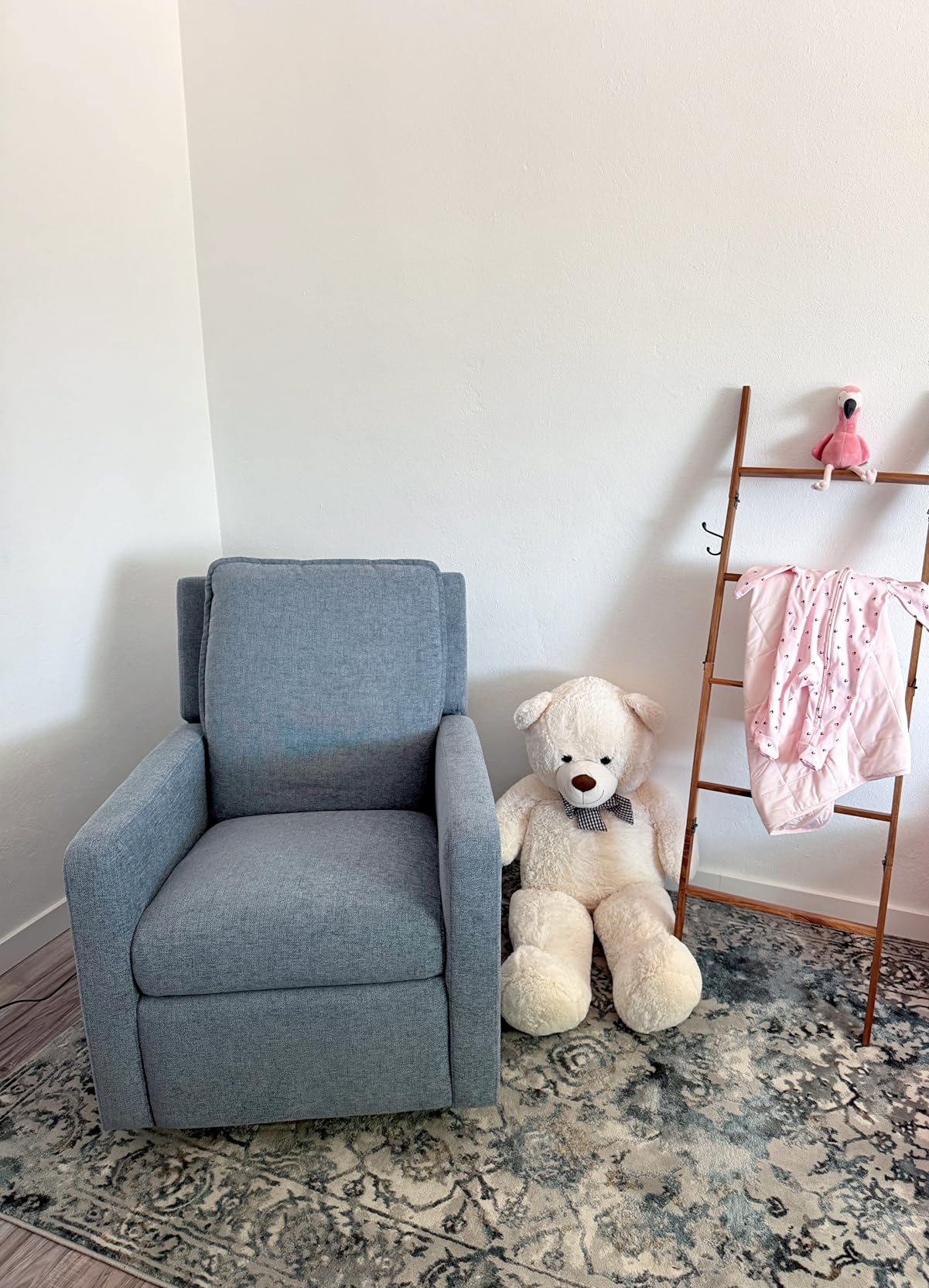 babyGap Harlowe Power Recliner with USB-A and Type-C Ports by Delta Children - Greenguard Gold Certified - Stain-Resistant Performance Fabric is Oeko-TEX Standard 100 Certified, Sand customer photo 2