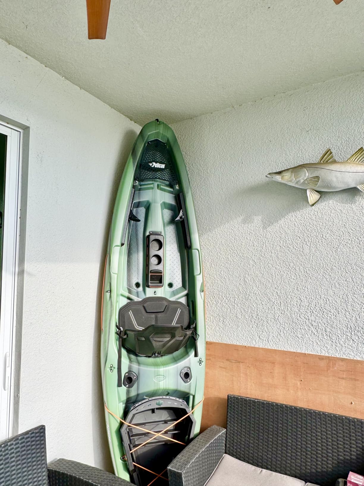 Pelican Sentinel 100X - Angler Sit on top Fishing Kayak - Lightweight - Ergolounge Seating System customer photo 1