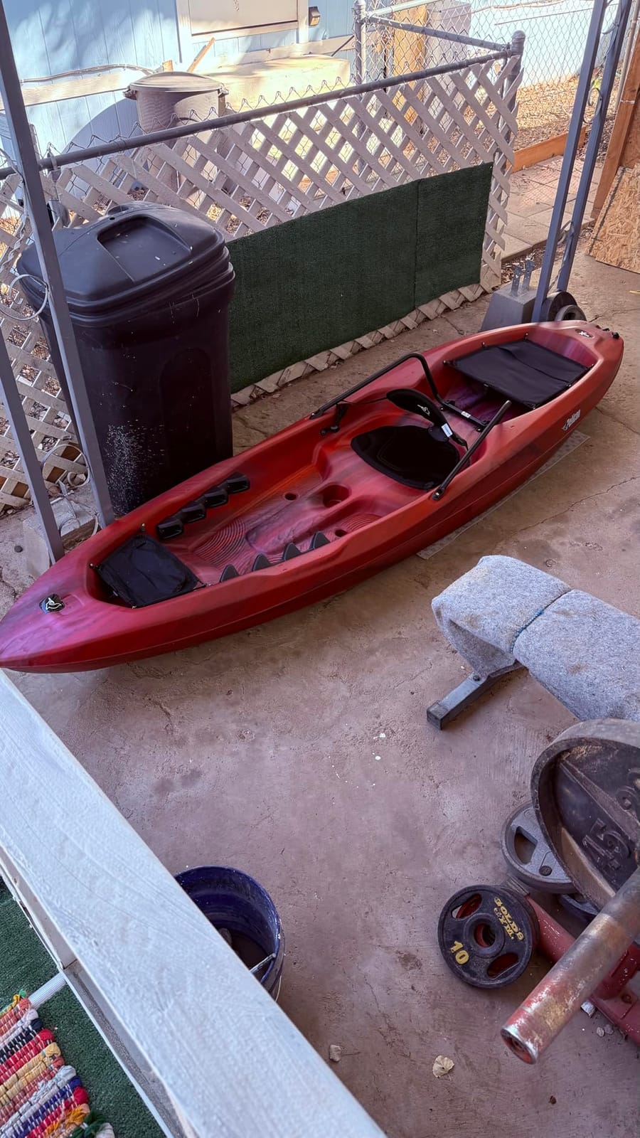 Pelican Seek 100X - Recreational Sit on top Kayak - Lightweight Smart Design - Adjustable Ergoform Seating System - 10 ft customer photo 1