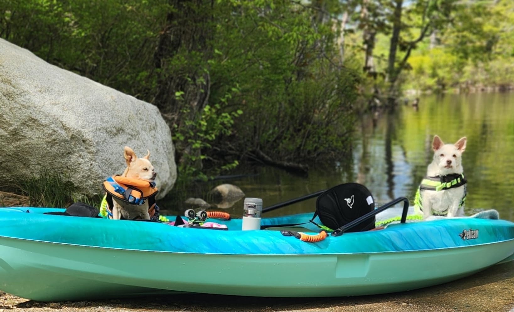 Pelican Seek 100X - Recreational Sit on top Kayak - Lightweight Smart Design - Adjustable Ergoform Seating System - 10 ft customer photo 2