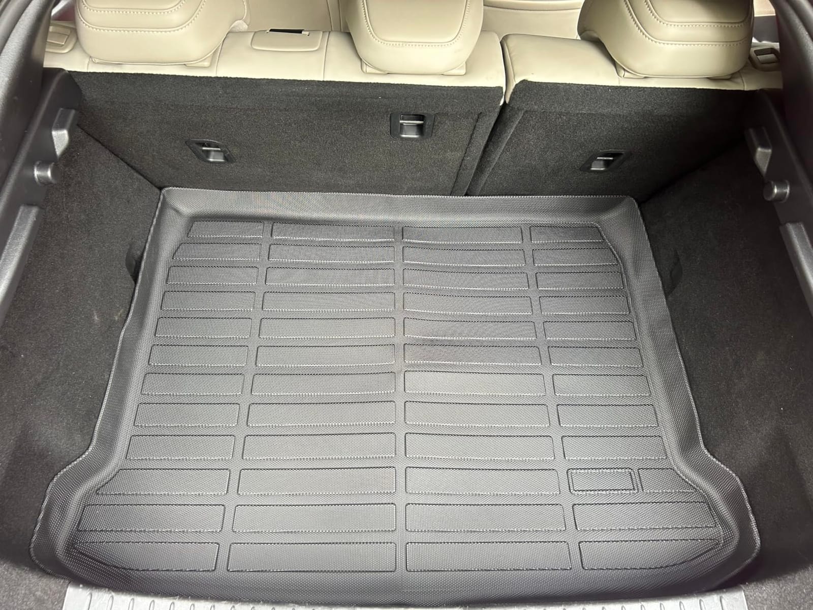 KELCSEECS Floor Mats for Nissan Pathfinder 2022-2026 8 Seats | All Weather Protection TPE Floor Liners for Pathfinder Full Set with Seatback Mats Accessories, Black customer photo 1